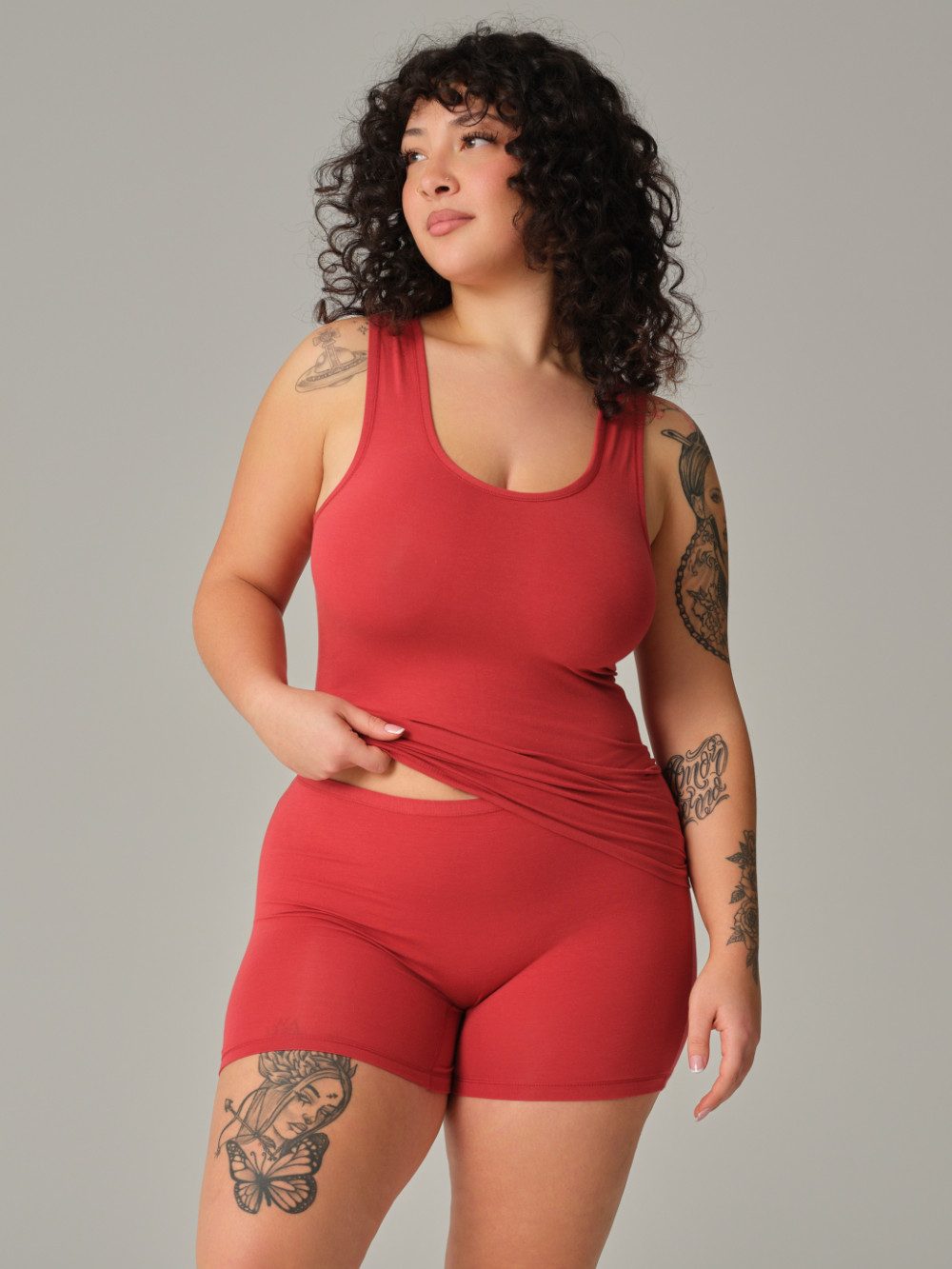 Panty mit kurzem Bein aus Pima-Baumwolle und MicroModal®
