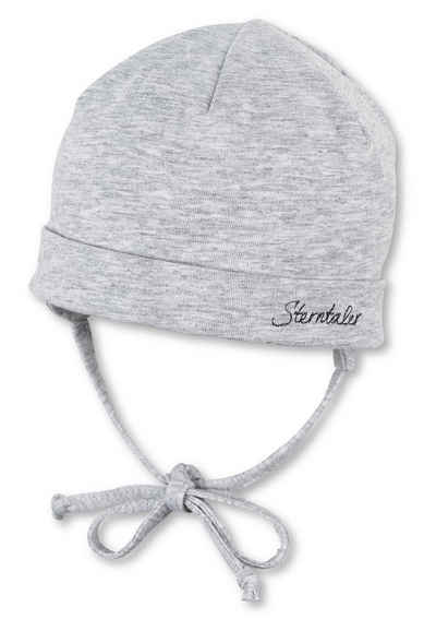 Sterntaler® Beanie OCS Beanie (1-St., Kinder Mütze tragbar mit und ohne Umschlag) Babymütze aus Singlejersey Beaniemütze unifarben