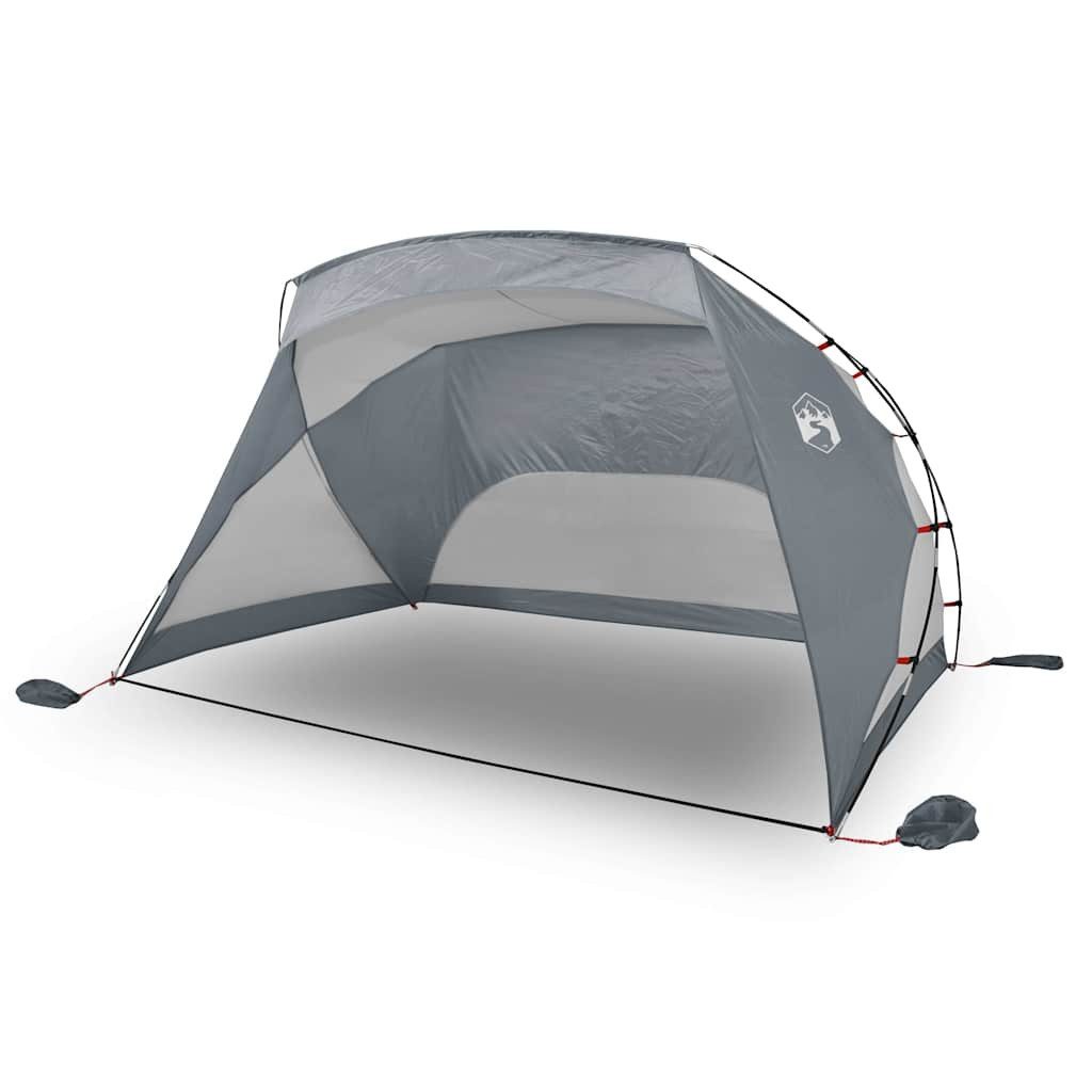 vidaXL Kuppelzelt Strandzelt Grau 274x178x170/148 cm günstig online kaufen