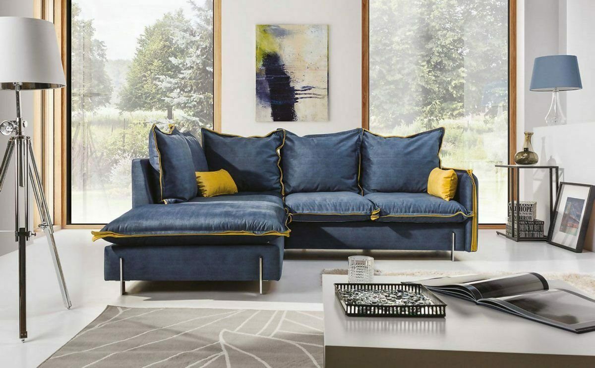 JVmoebel Ecksofa Wunderschöne Design Ecksofa Couch Polster Hochwertige Sofa, Made in Europe