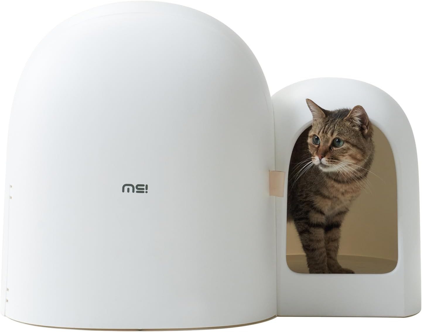 Katzentoilette Makesure MAX, Geschlossene Katzenklo, inklusive Streuschaufe