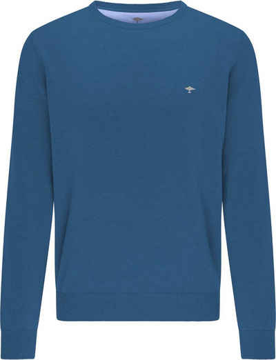 FYNCH-HATTON Вязаные свитера FYNCH-HATTON Langarmpullover (1-tlg) mit Logostickerei