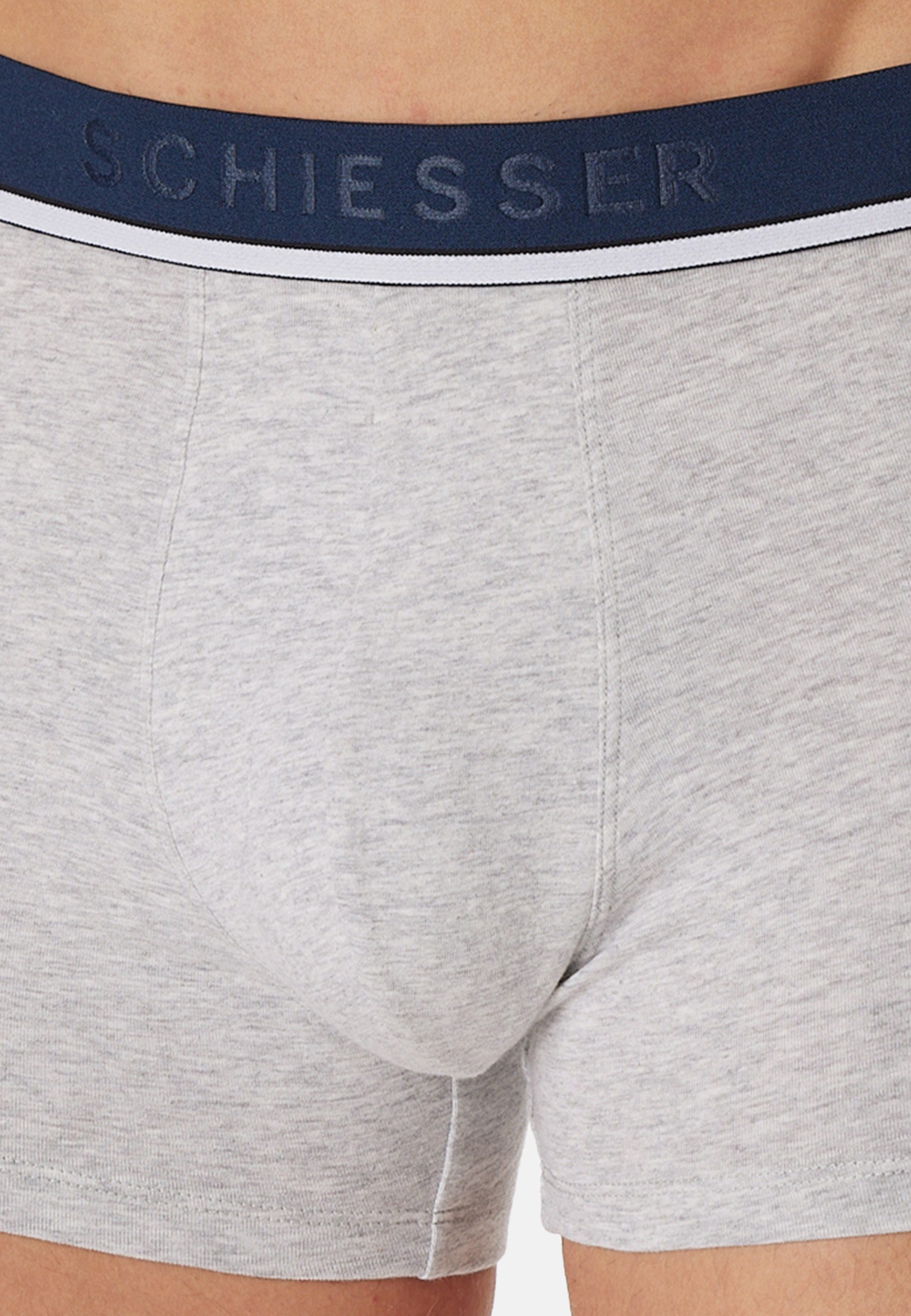 Schiesser Retro Boxer 3er Pack - 95/5 - Organic Cotton (Spar-Set) Retro Short / Pant - Baumwolle - ohne Eingriff