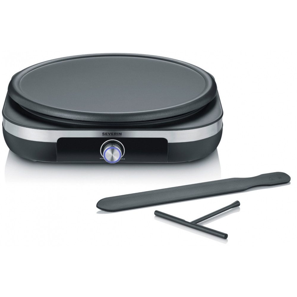 Severin Crêpesmaker CM 2199 - Crepesmaker - edelstahl-gebürstet/schwarz, 1500 W