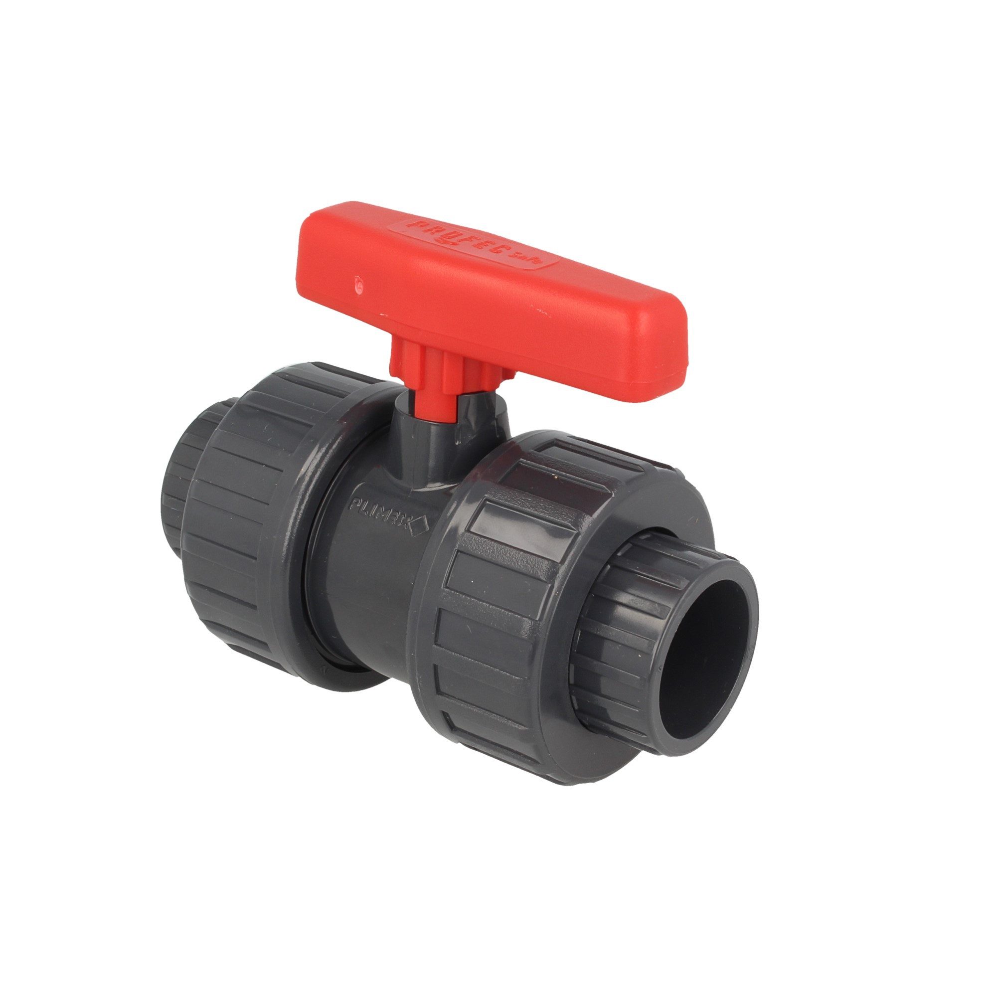 Profec Kugelhahn Profec PVC-U mit beidseitig Klebemuffe, Typ Safe 600, 10-16 bar, Wasserinstallation