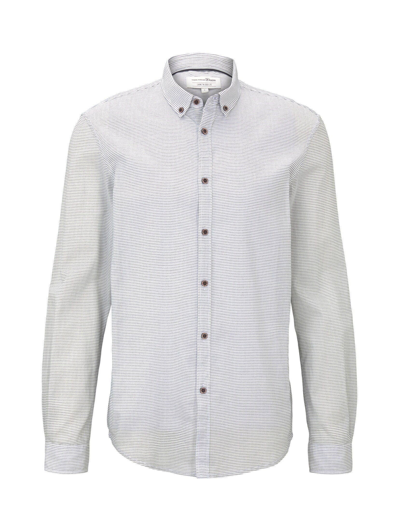 TOM TAILOR Denim Langarmhemd Leichtes Hemd günstig online kaufen