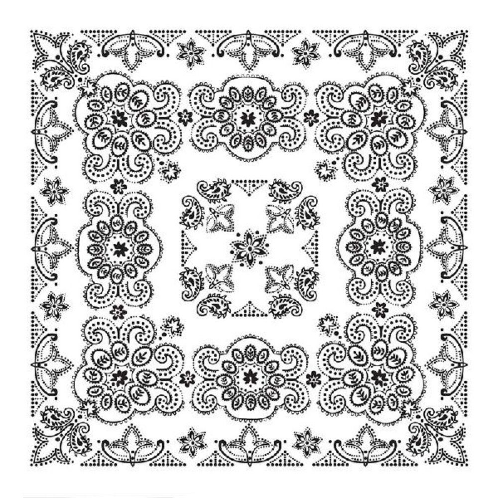 Westernlifestyle Bandana XL Paisley Tuch 70 x 70 cm