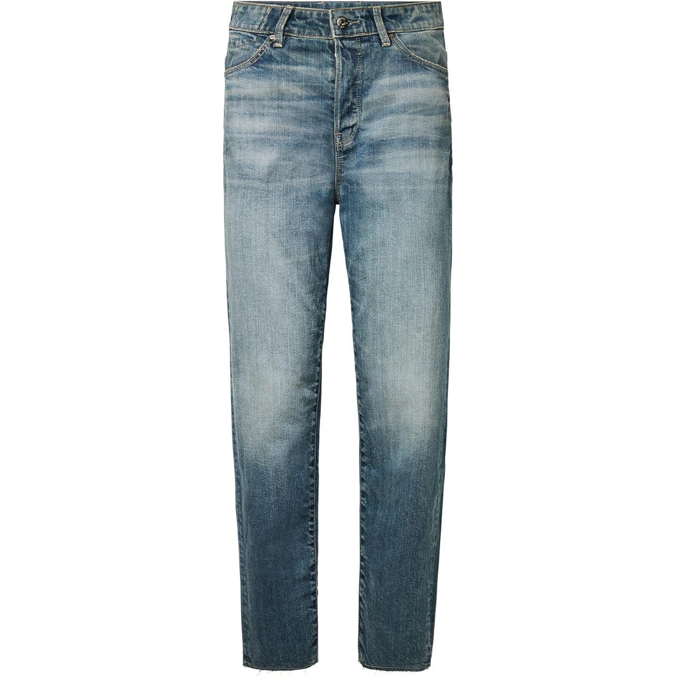 G-STAR Gerade Jeans RAW Damen Hose Janeh Ultra High Mom Ripped (1-tlg) Edge Ankle Womens Jeans