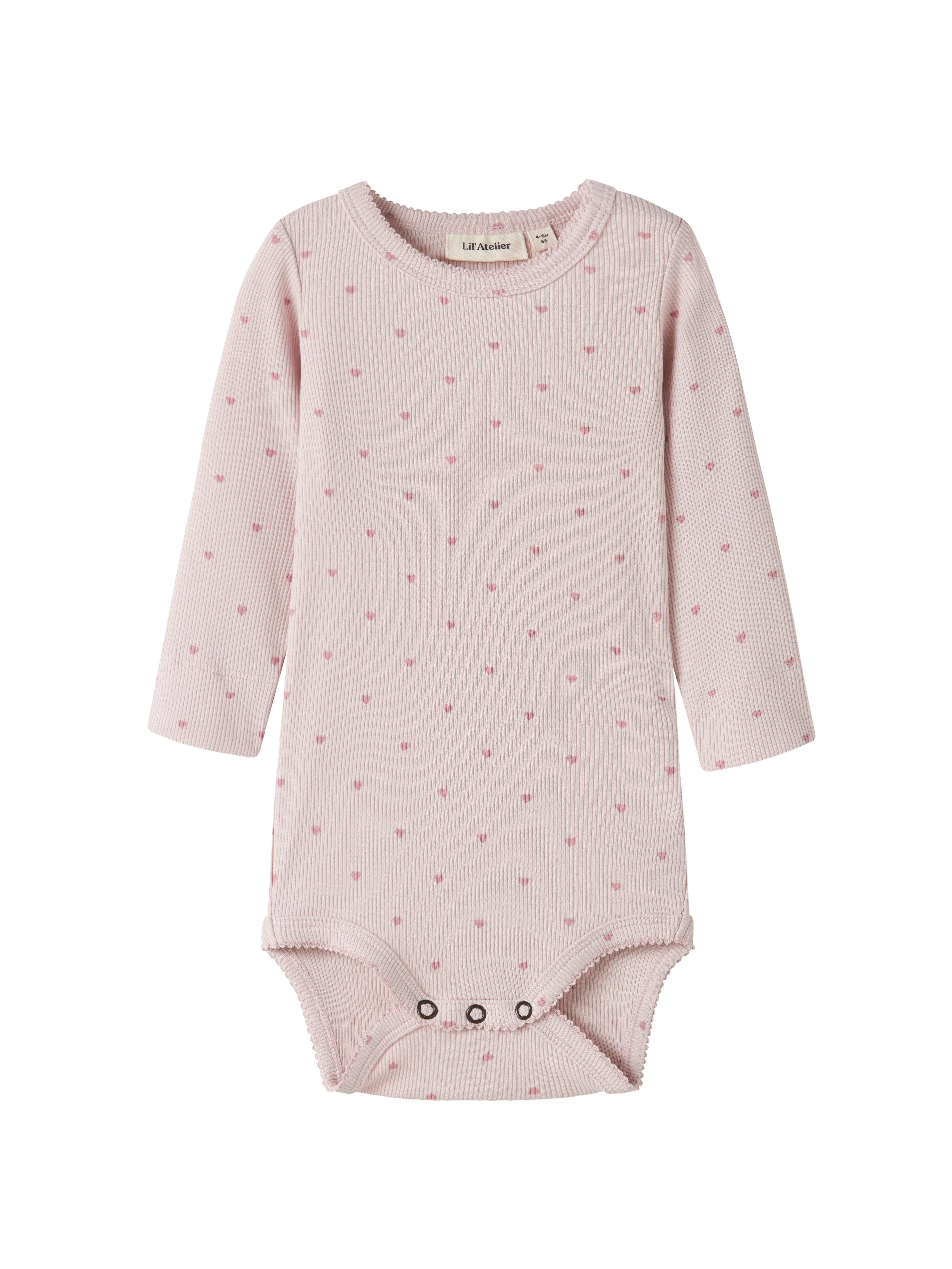 Lil' Atelier Langarmbody NBFGAGO LS SLIM BODY LIL NOOS Baumwollmischung