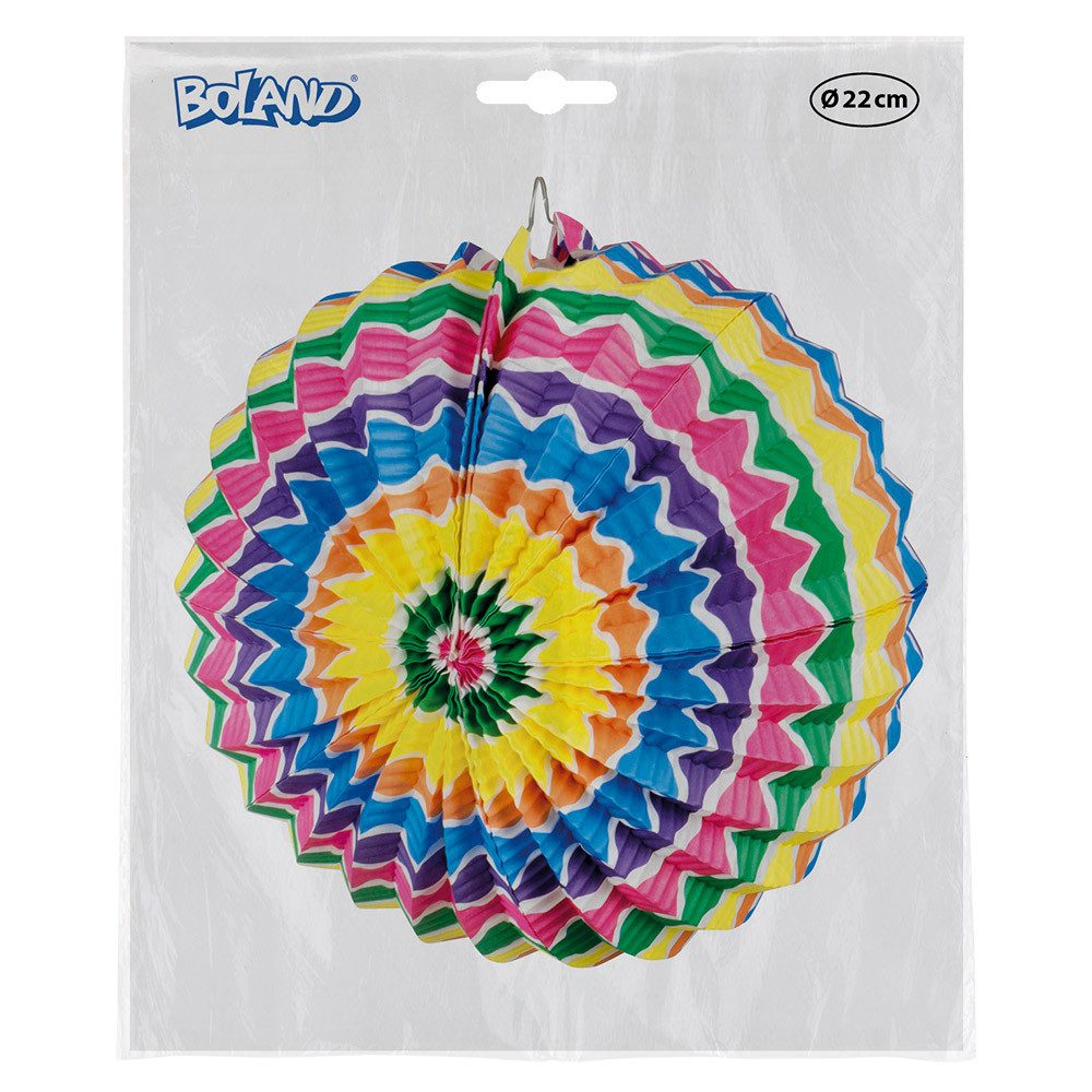 Boland Hängedekoration Deko Papierlaterne 'Karneval' Ø 22 cm, Mehrfarbig günstig online kaufen