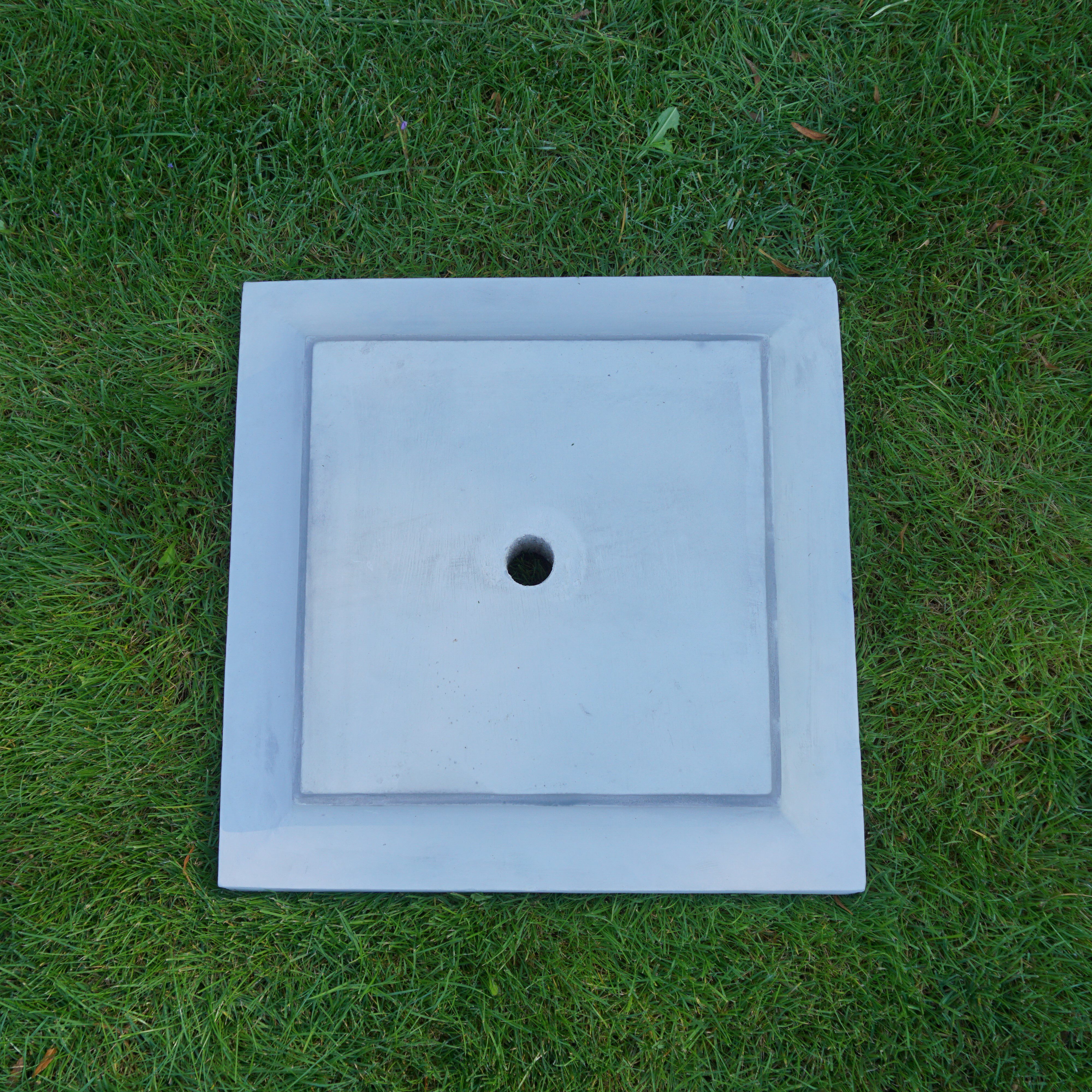 gartendekoparadies.de Садовий постамент Bodenplatte, Fundament, Podest, Unterbau, Stellfläche 36 × 36 cm, 52x52x11 cm, für Statuen, Skulpturen, Pflanzgefäße, Frostsicher