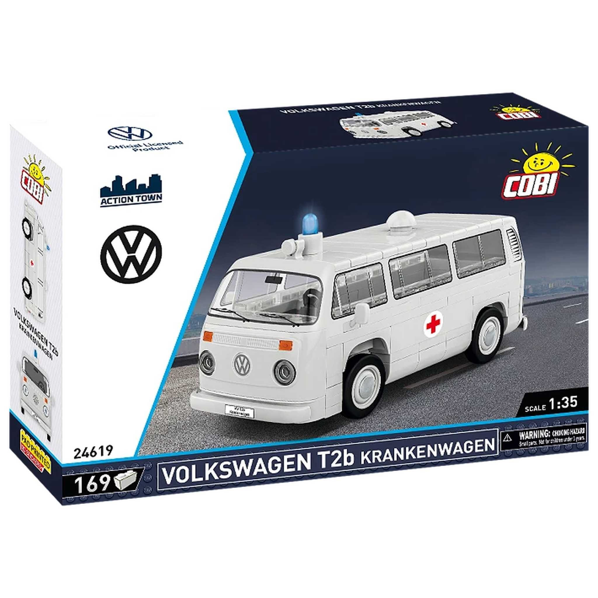 COBI CB-24619 - VW T2b Krankenwagen (Cobi) Spielbausteine