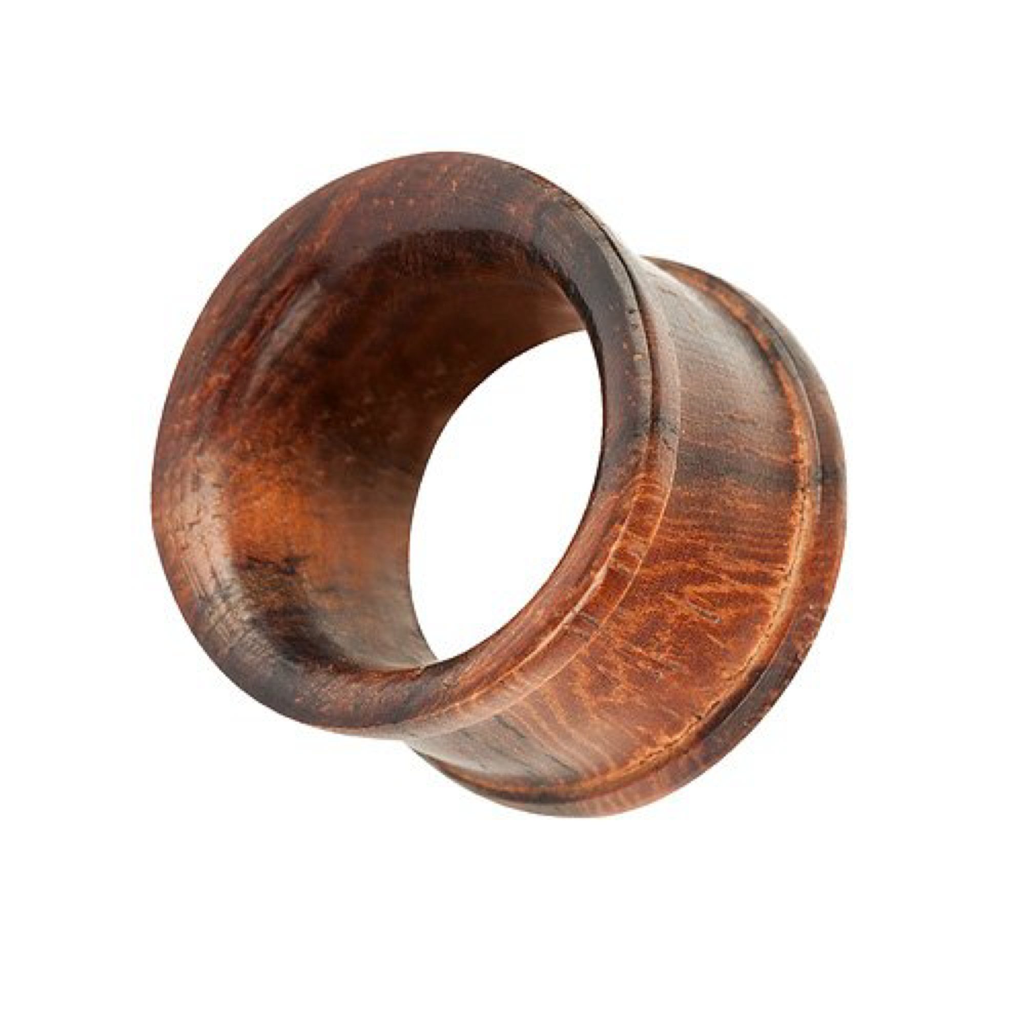 Taffstyle Plug Piercing Organic mit Holz Double Flared Braun, Flesh Tunnel günstig online kaufen