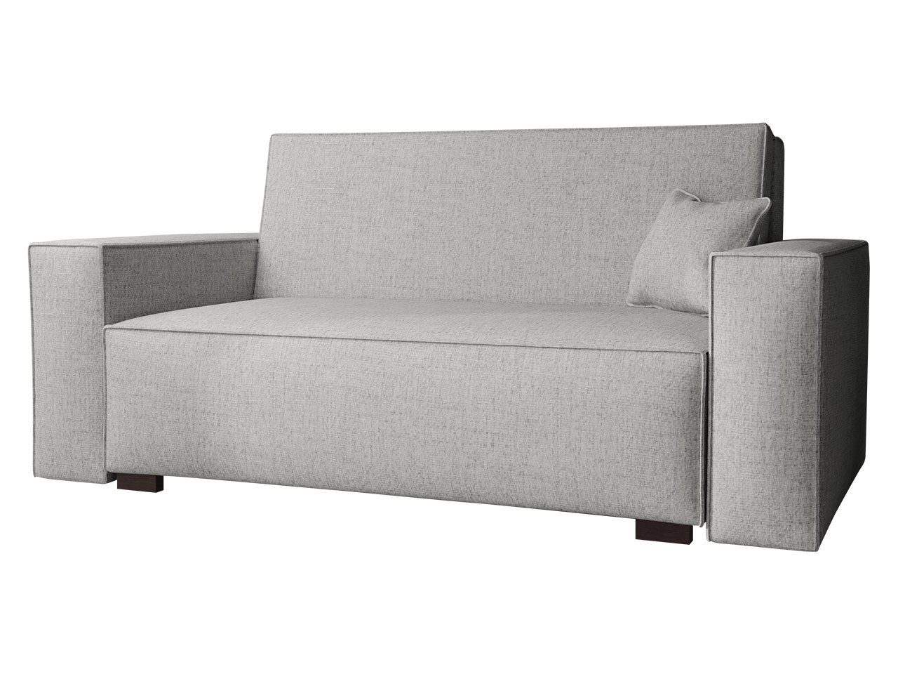 MIRJAN24 Schlafsofa Viva Duo III, mit Bettkasten und Schlaffunktion, inkl. Kissen, Holzfüße, Wellenfeder, 3 Sitzer