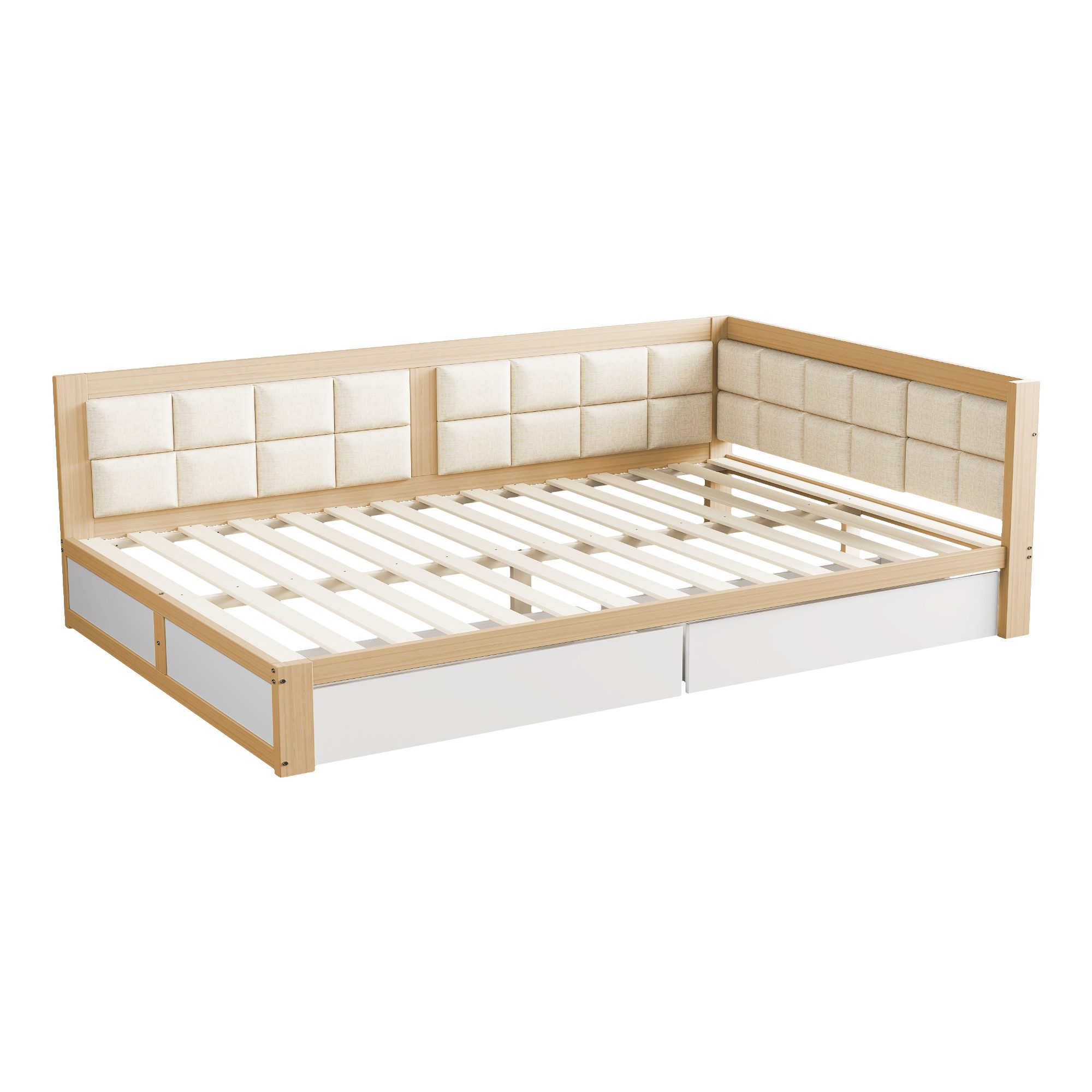 REDOM Polsterbett Schlafsofa 140x200 Multifunktionsbett, Funktionsbett Stau günstig online kaufen