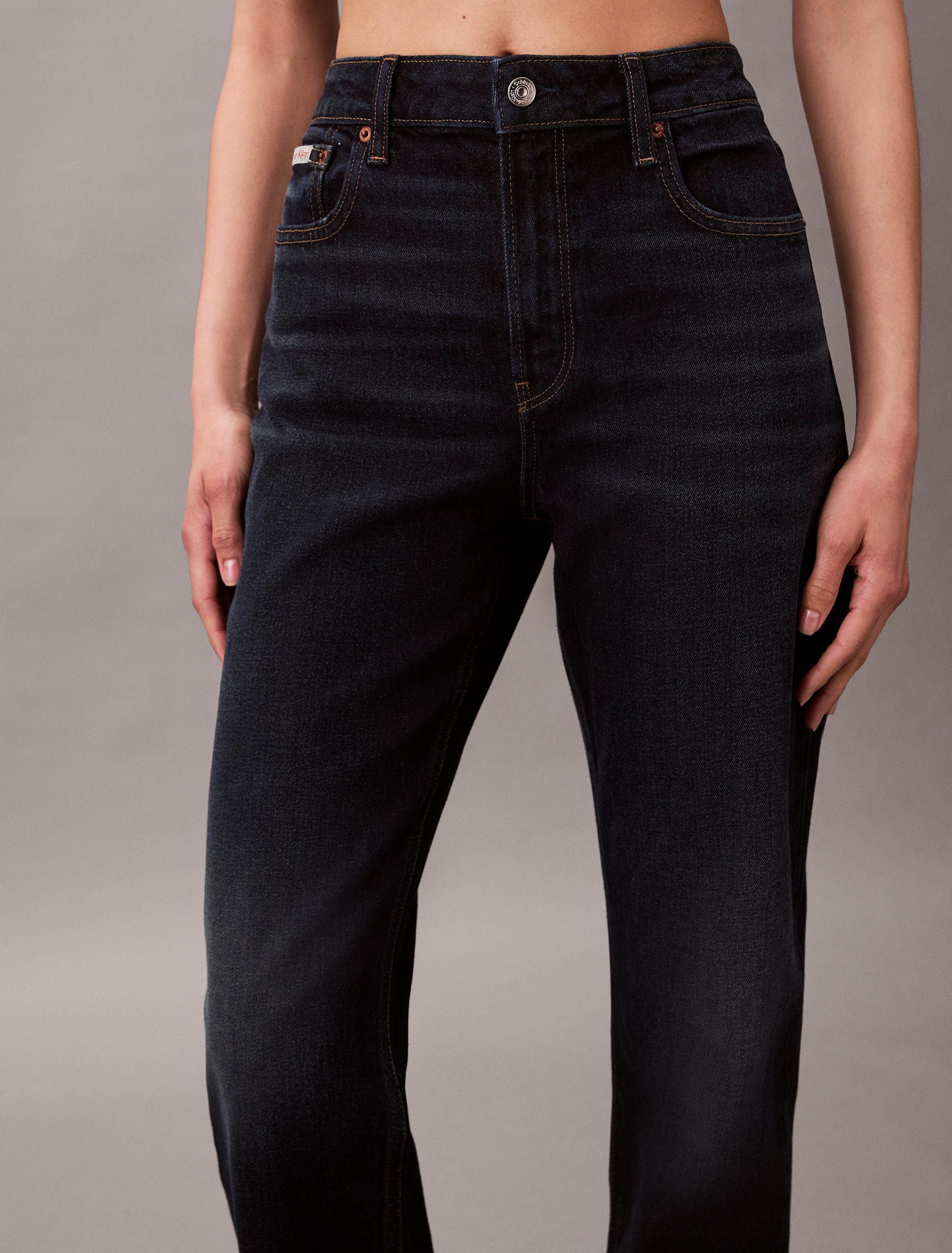 Calvin Klein Jeans Gerade Jeans HIGH RISE STRAIGHT OXBOW Regular fit