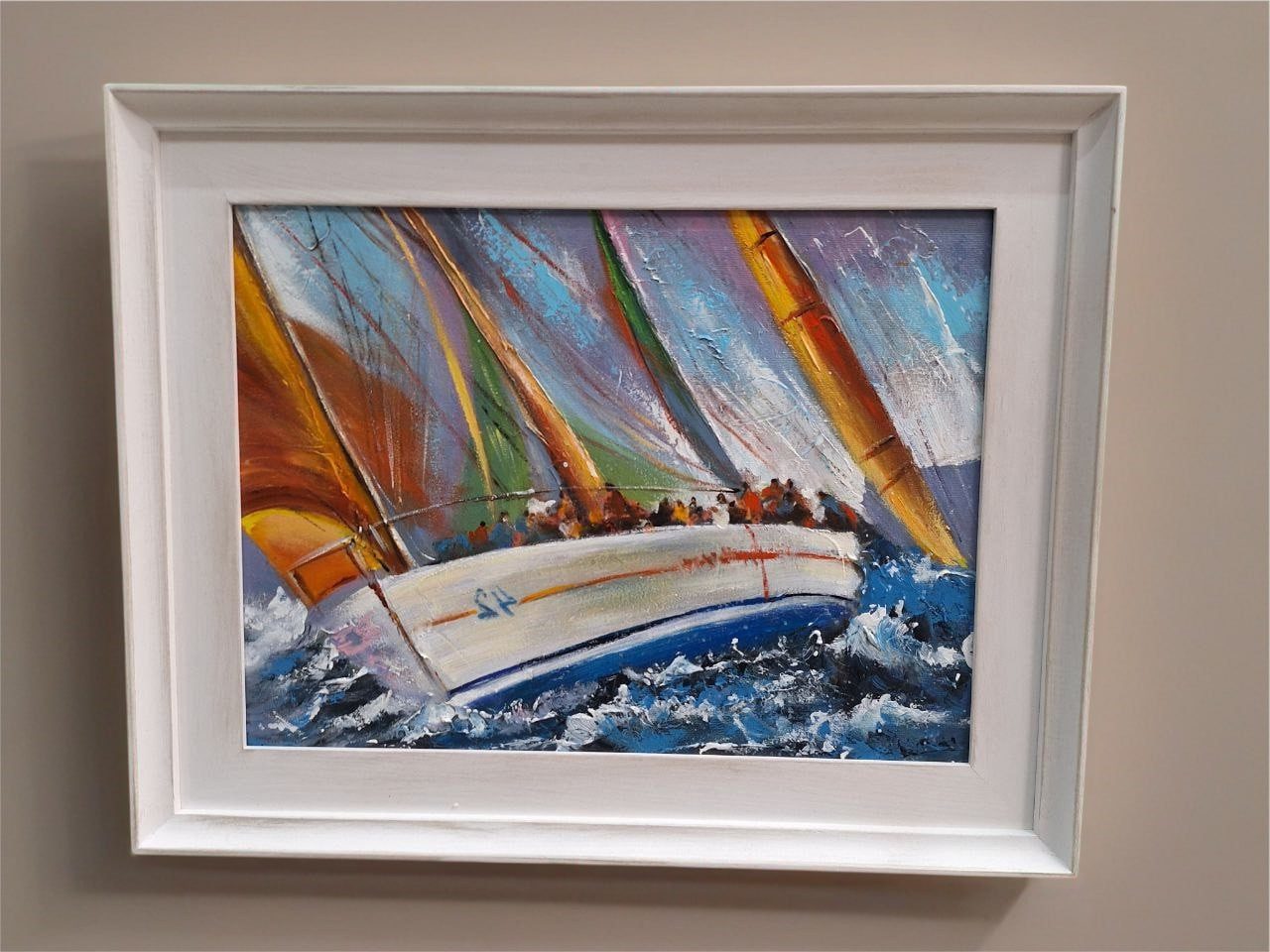 Xlmoebel Ölbild Modernes abstraktes Ölgemälde auf Leinwand handgemalt Sofort, Hergestellt in Europa