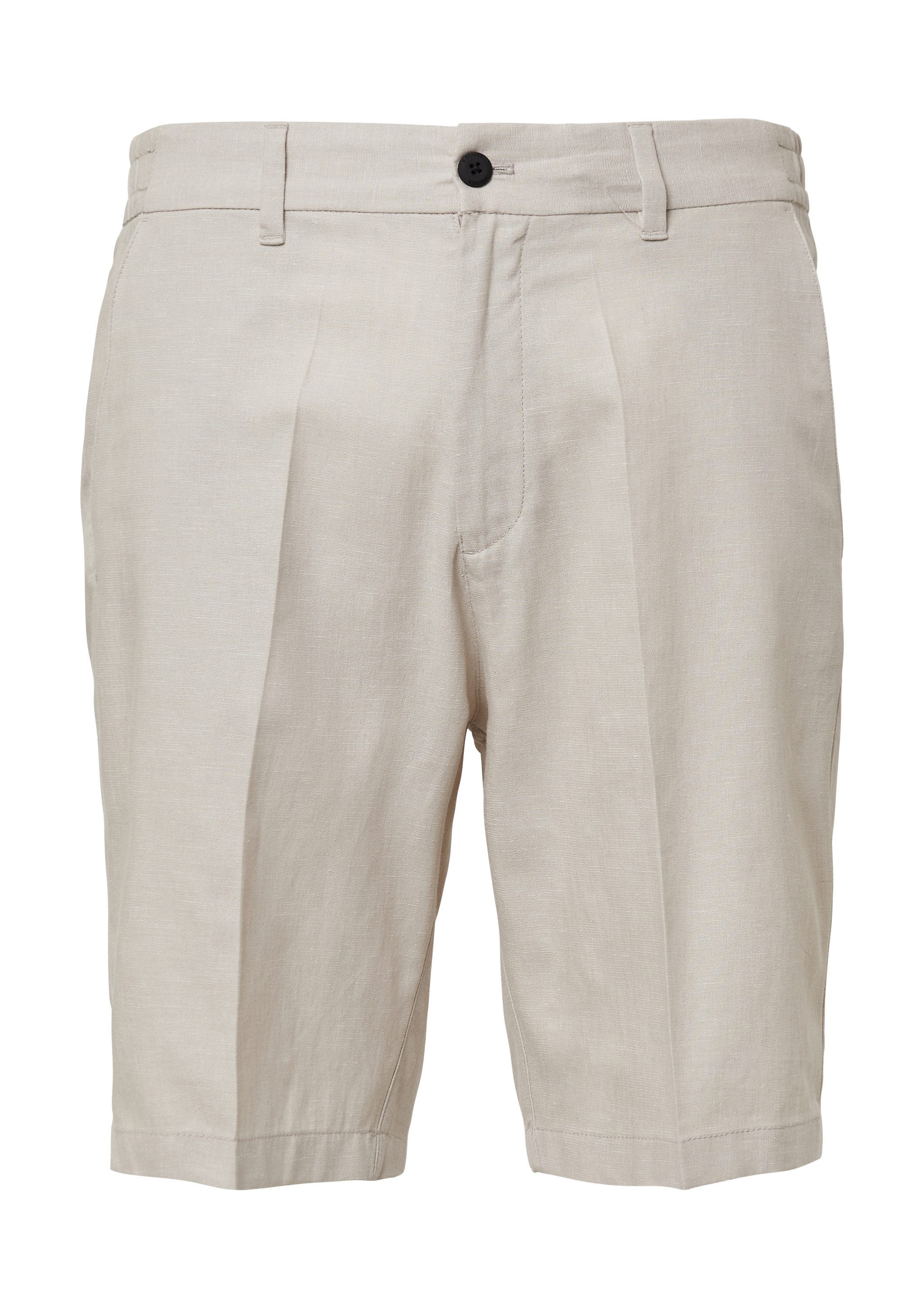 s.Oliver Shorts Bermuda Lockere Bermuda aus Leinenmix