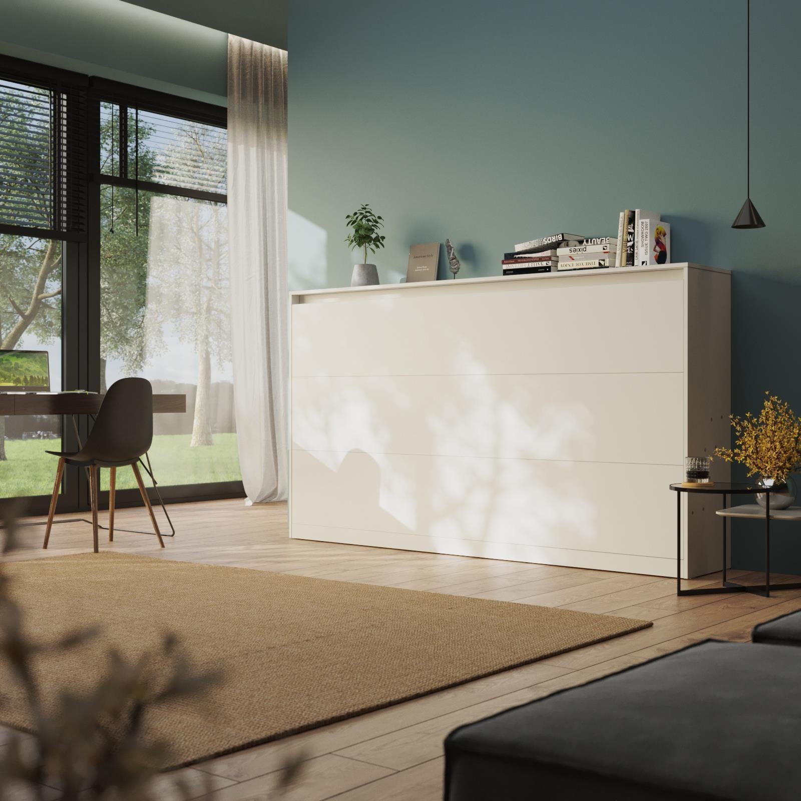 SMARTBett Schrankbett Classic mit Gasdruckfedern 100x200cm günstig online kaufen