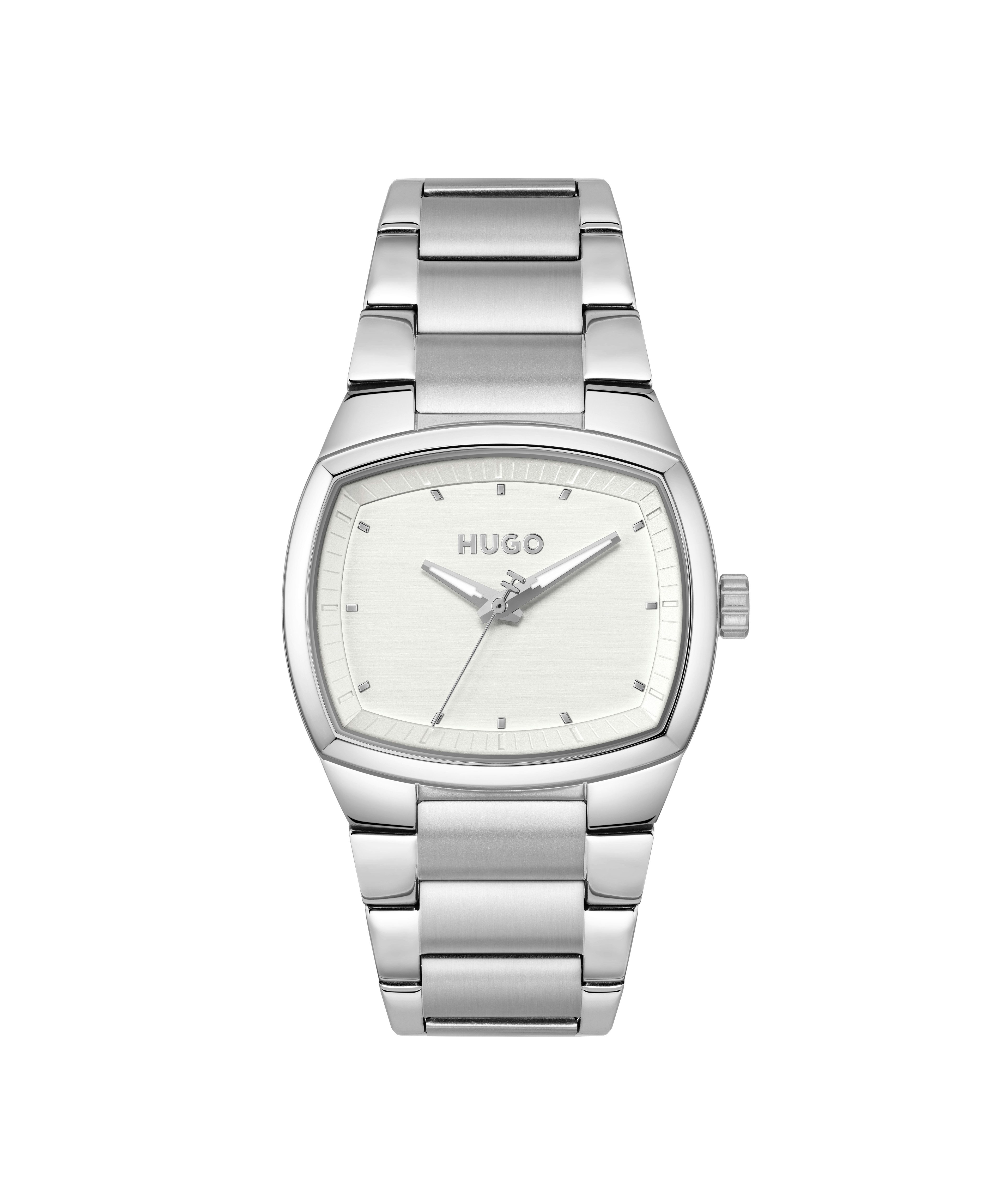 HUGO #TELLY 1530460, Armbanduhr, Herrenuhr, Edelstahlarmband, analog