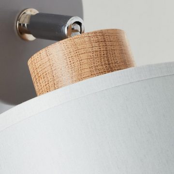 Brilliant Wandleuchte Vonnie, Lampe, Vonnie Wandspot grau/holz, 1x A60, E27, 25W, Holz aus nachhalti