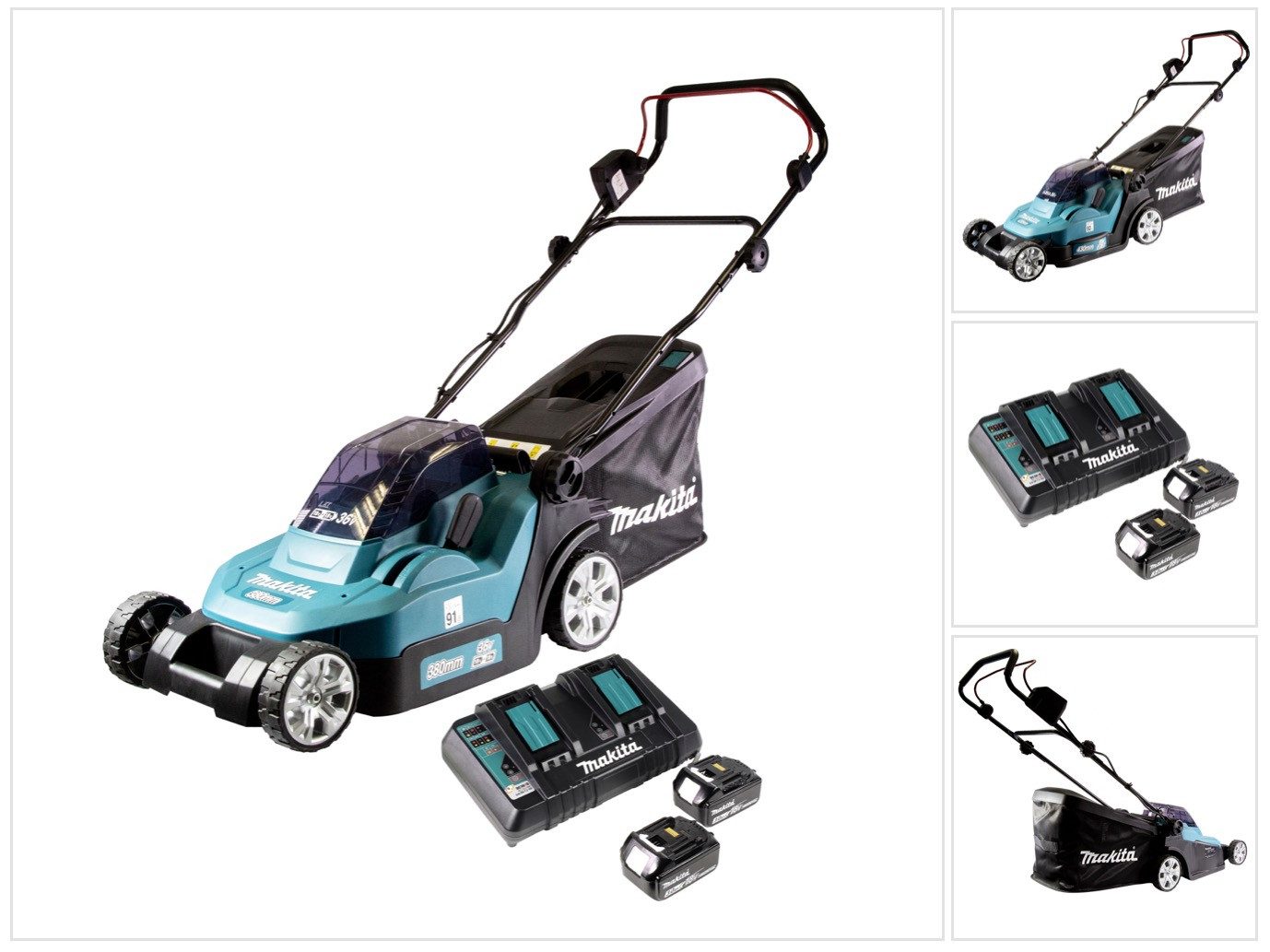Makita Akkurasenmäher DLM 432 PF2 Akku günstig online kaufen