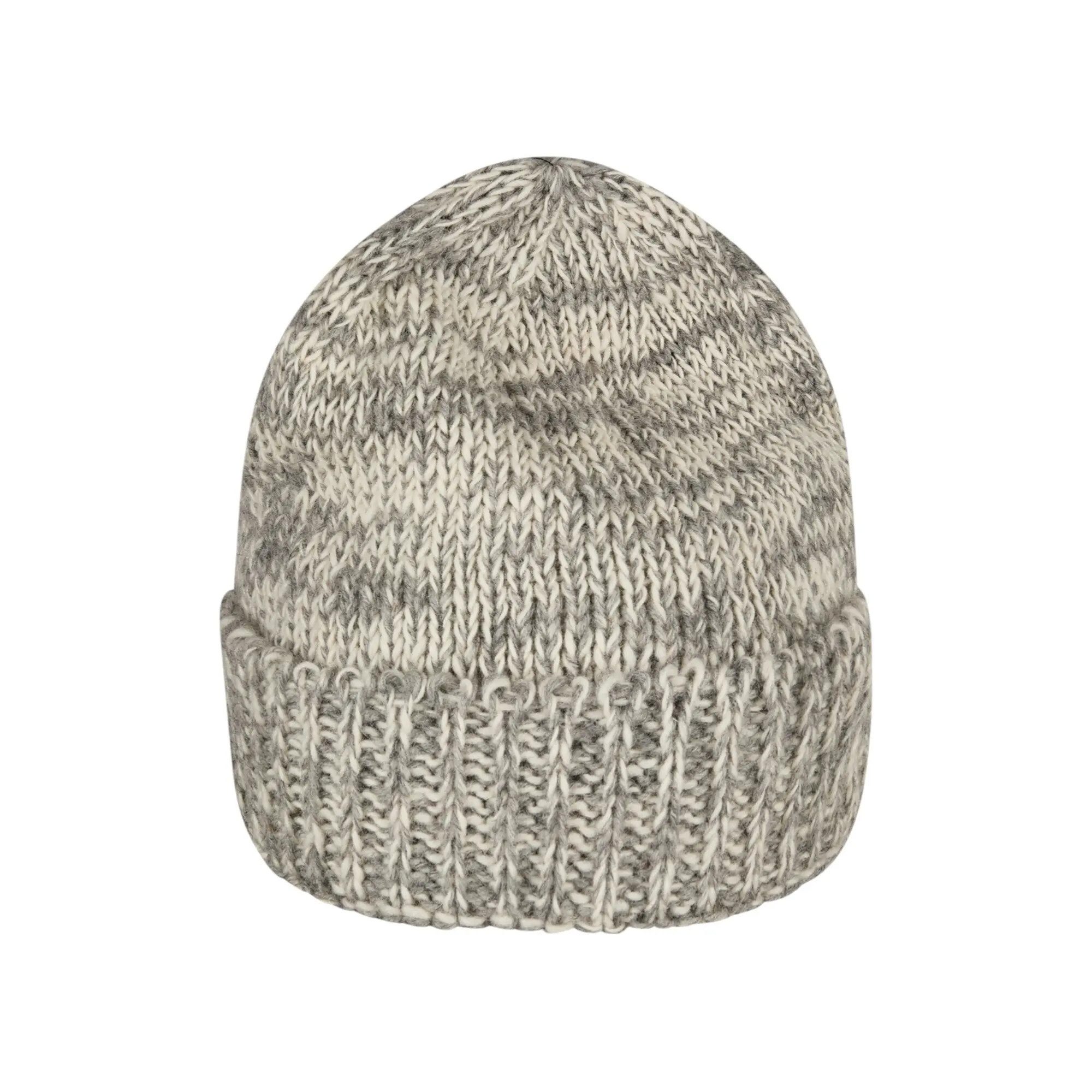 THC Natural Line Strickmütze THC Schafwoll Rollcap 812 beige (1 Stück, 1-St., 1 Stück) Innenfutter: Fleece