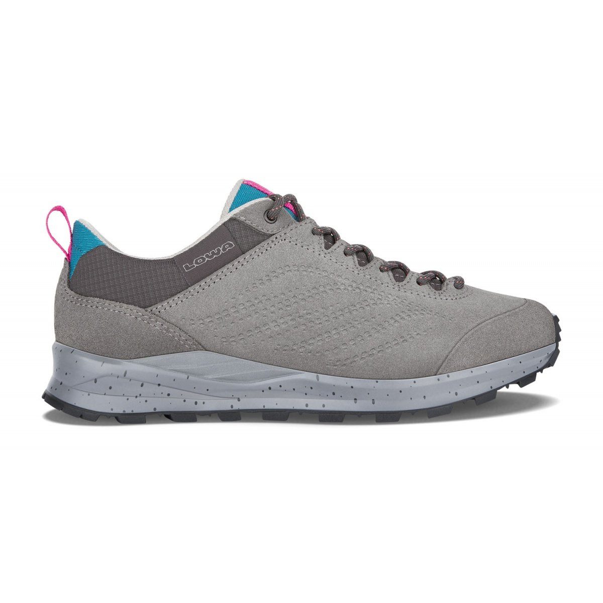 Alltag-Travelschuhe Valletta (Veloursleder) grau Damen Wanderschuh