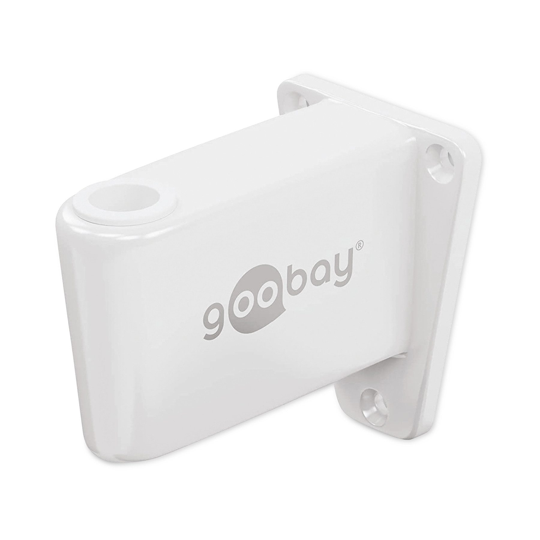 Goobay Wandarm GOOBAY Wandhalterung für Lupenleuchten mit Gelenkarm, weiß