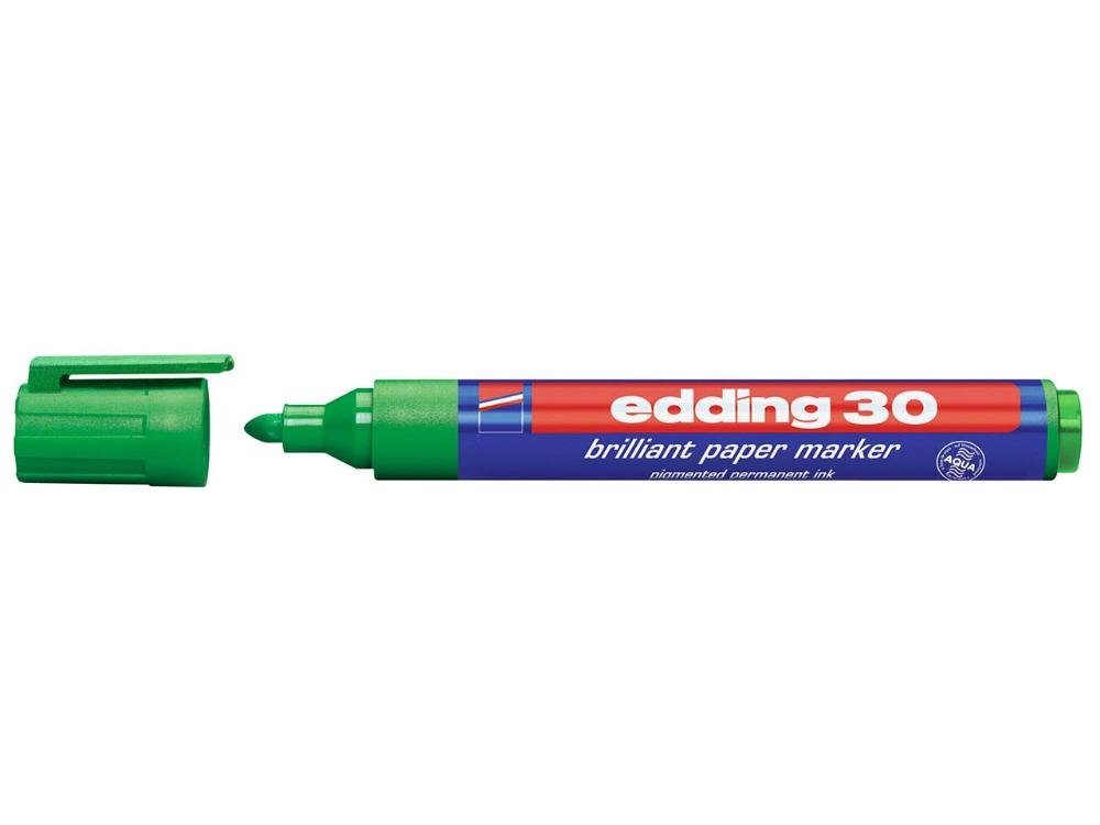 edding '30' Pigment-Marker edding grün Permanentmarker
