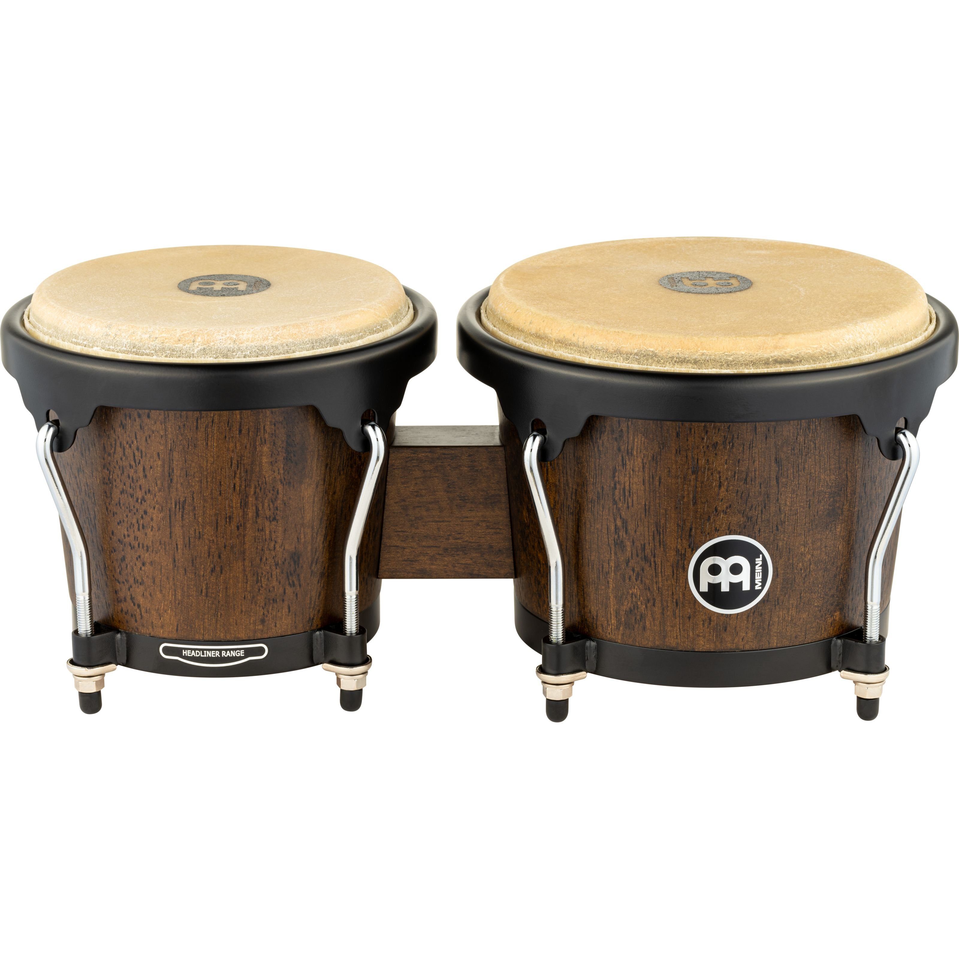 Meinl Percussion Bongo,Headliner Des. Bongos HB100 6 3/4"+8" Vintage Wine Barrel, Percussion, Bongos, Headliner Des. Bongos HB100, 6 3/4"+8", Vintage Wine Barrel - Bongo