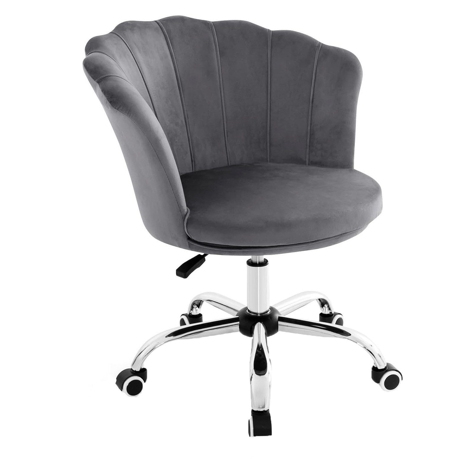 KOMFOTTEU Bürostuhl Drehstuhl höhenverstellbar, mit Rollen & Muschel-Rücken günstig online kaufen