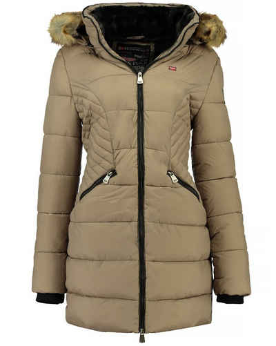 Geographical Norway Winterjacke Damen Outdoor Jacke baabeille (1-St) Kunstfellkragen