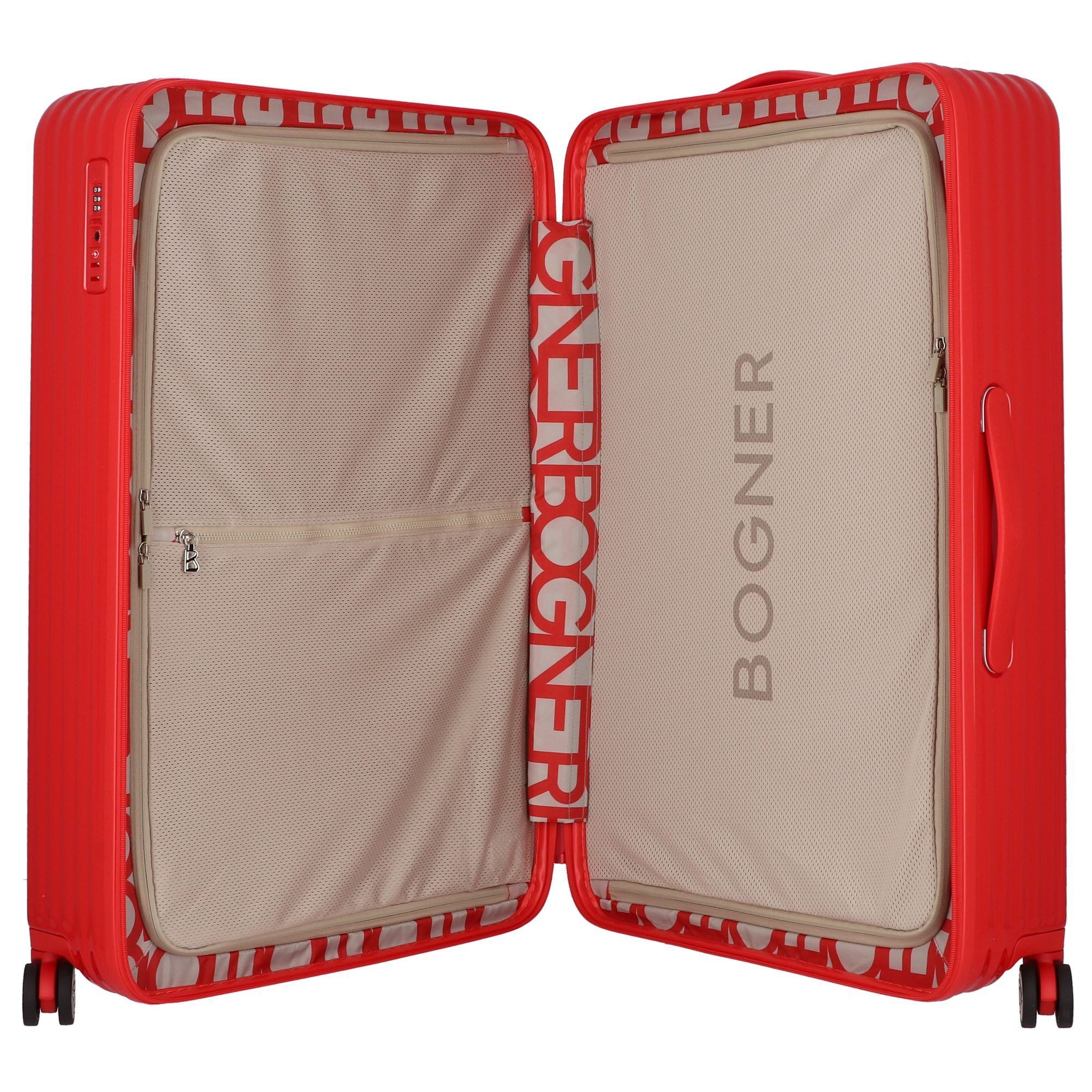 BOGNER Hartschalen-Trolley Piz, 4 Rollen, Polycarbonat