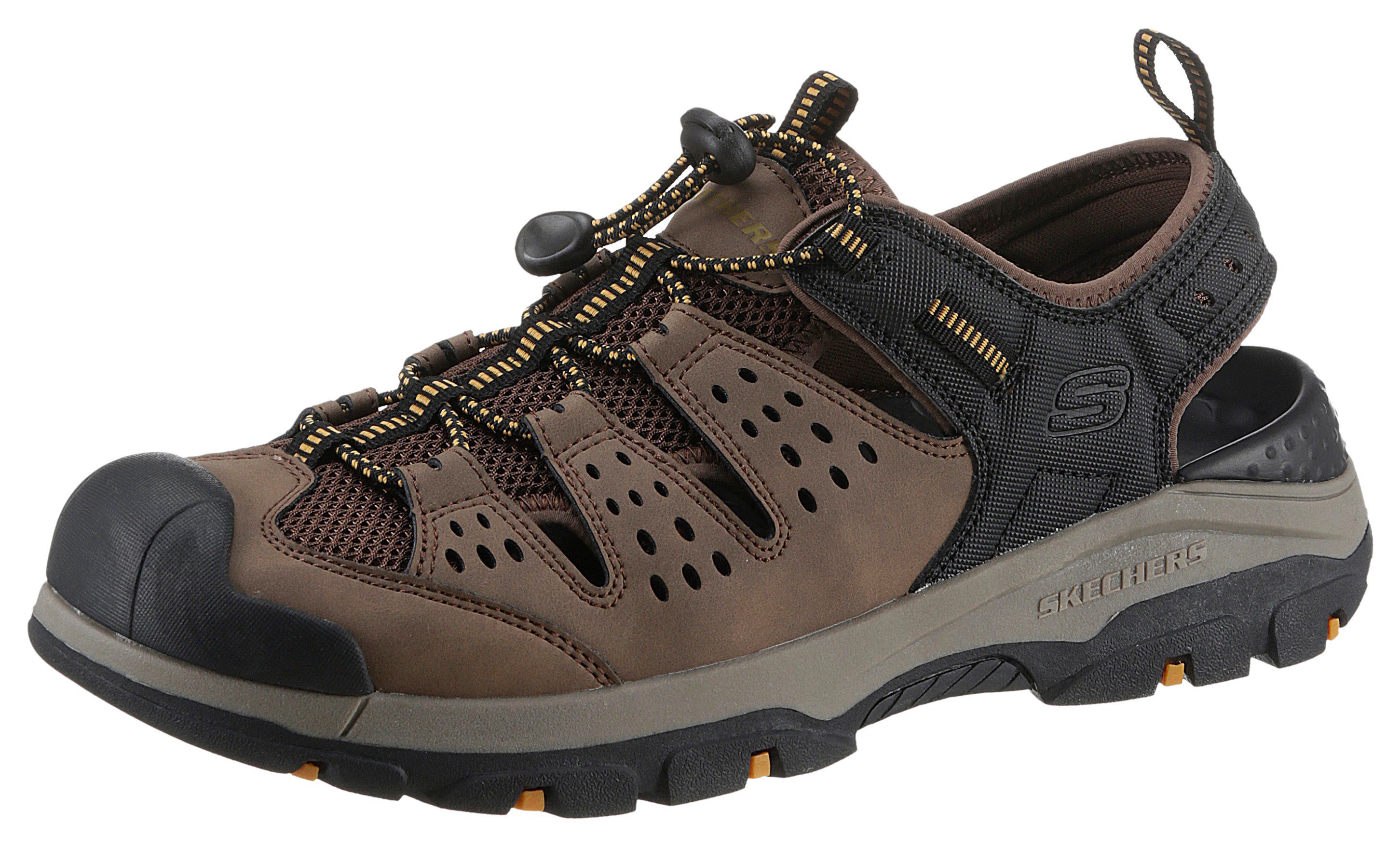 Skechers TRESMEN-MENARD Sandale, Sommerschuh, Klettschuh, Outdoorsandale, mit LuxeFoam-Innensohle