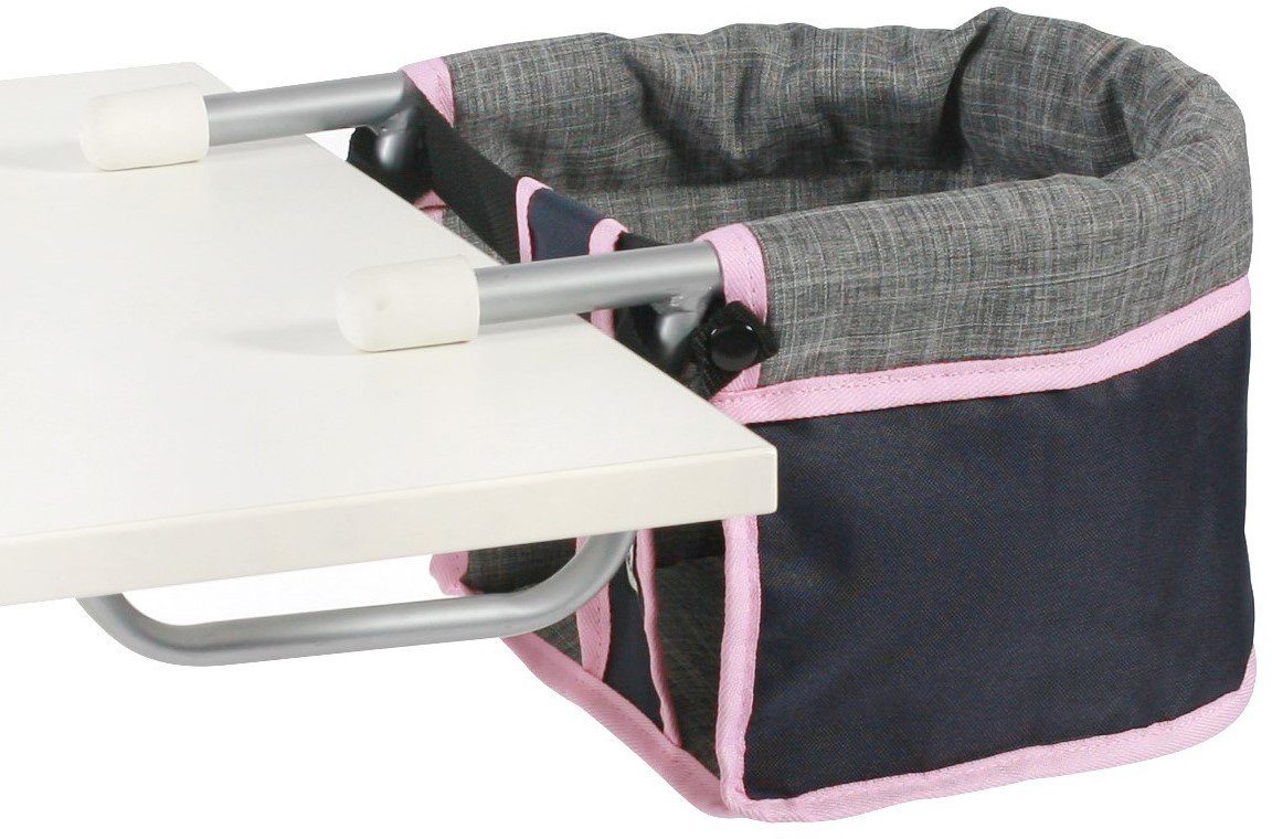 CHIC2000 Puppen-Tischsitz Grau-Navy günstig online kaufen