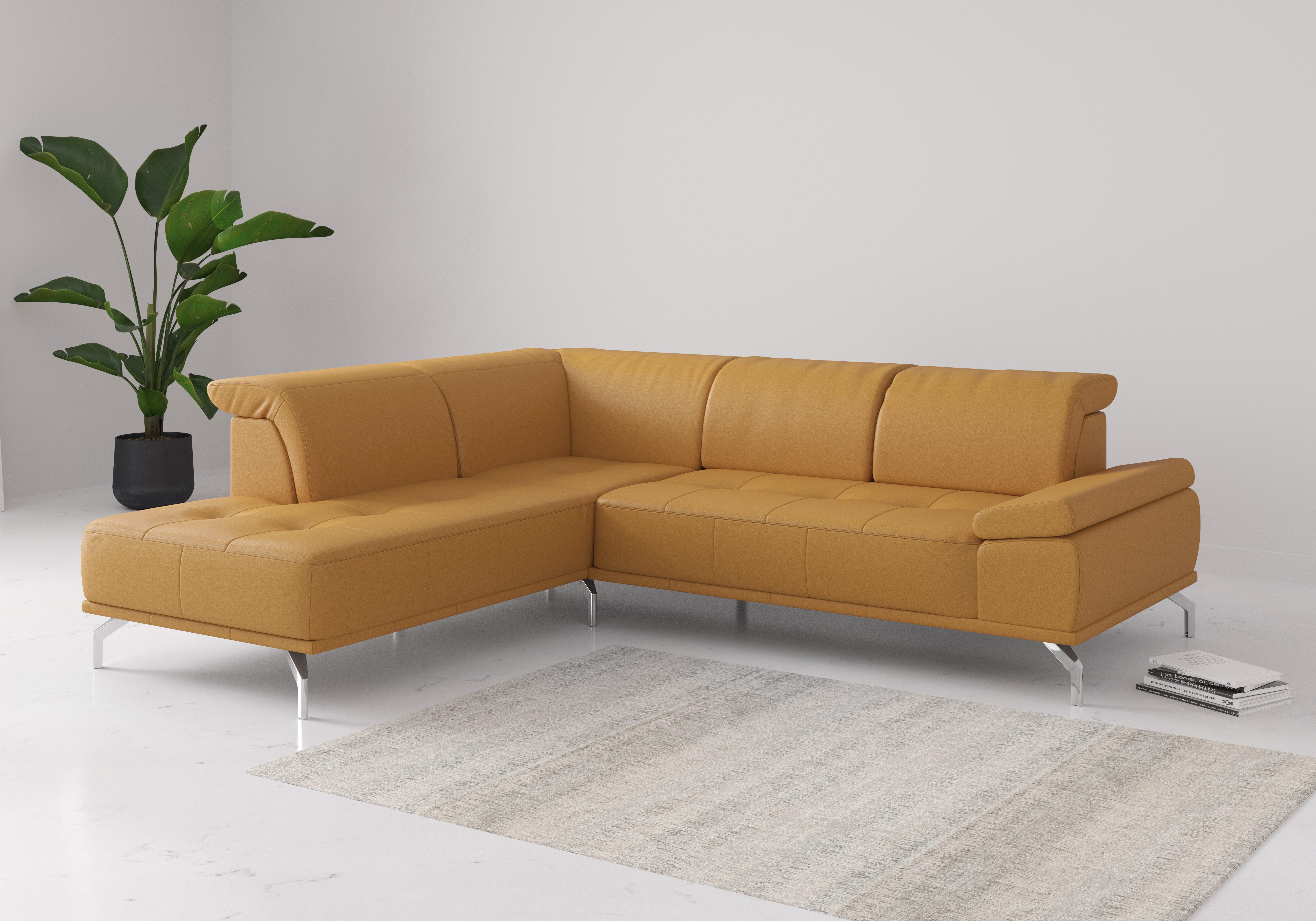 Places of Style Ecksofa Caluna, Inkl.Sitztiefenverstellung, günstig online kaufen