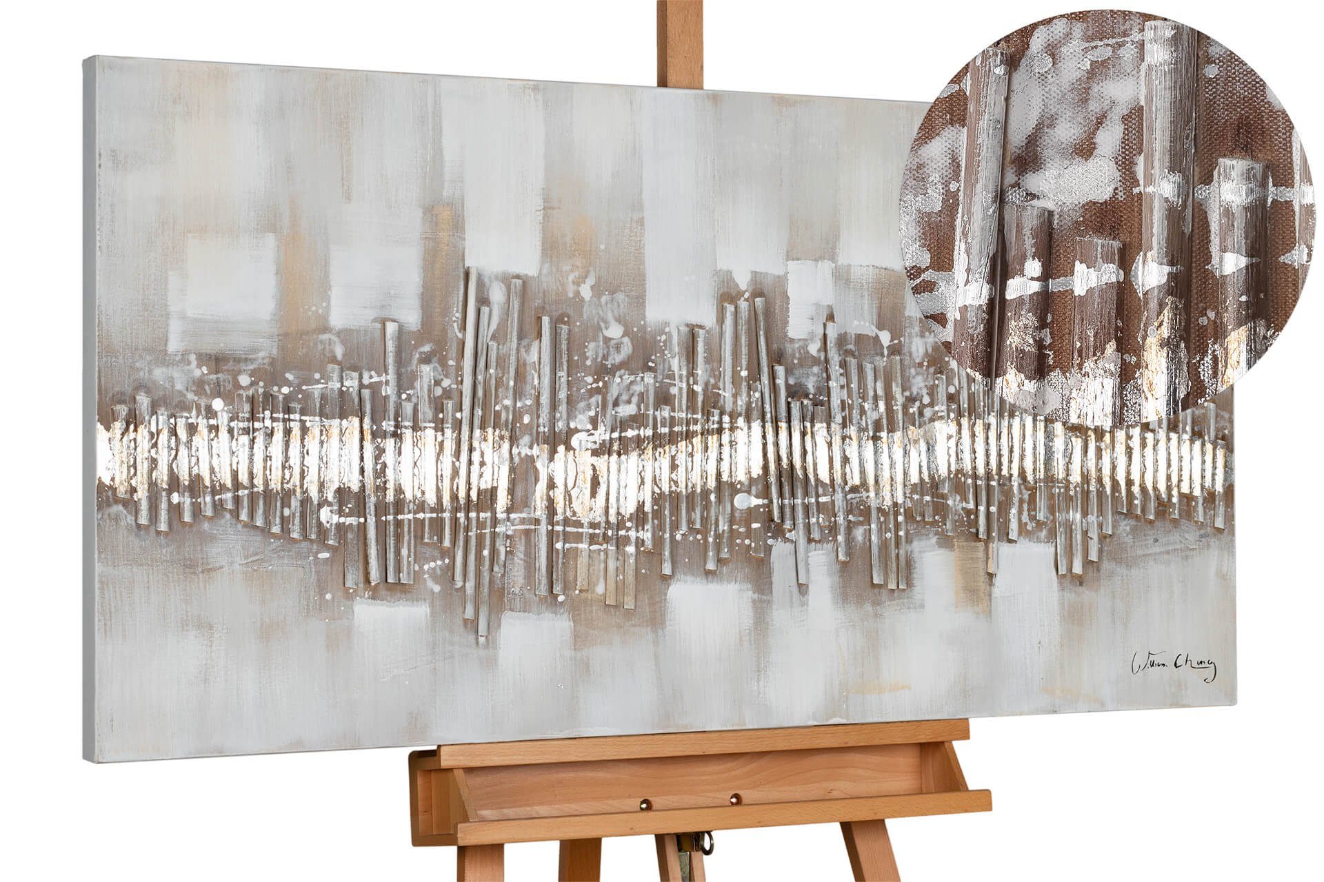 Gemälde City Outline 120x60 cm