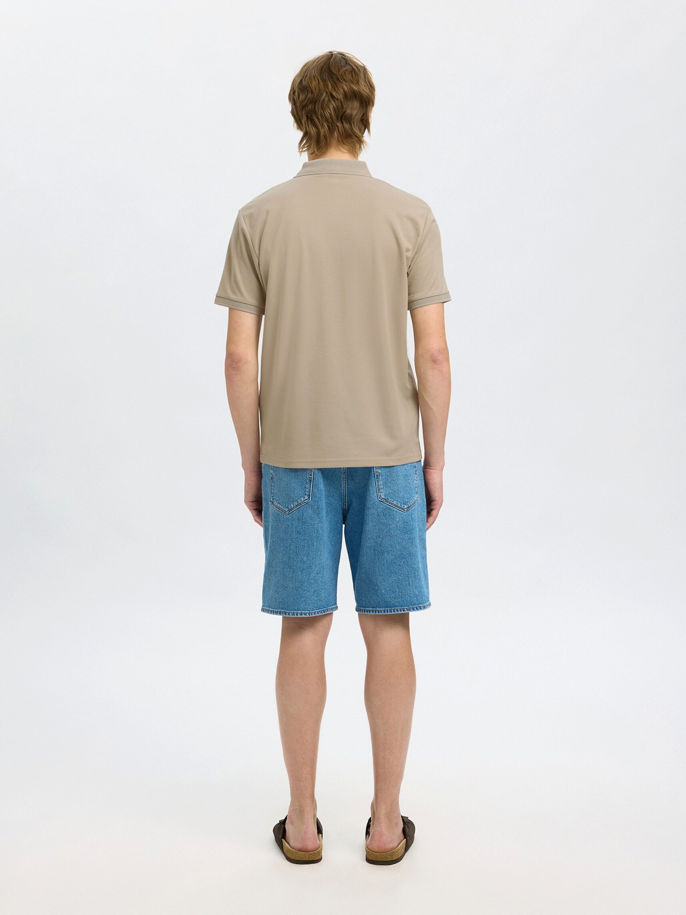 Selected T-Shirt SLHFave (1-tlg) Plain/ohne Details
