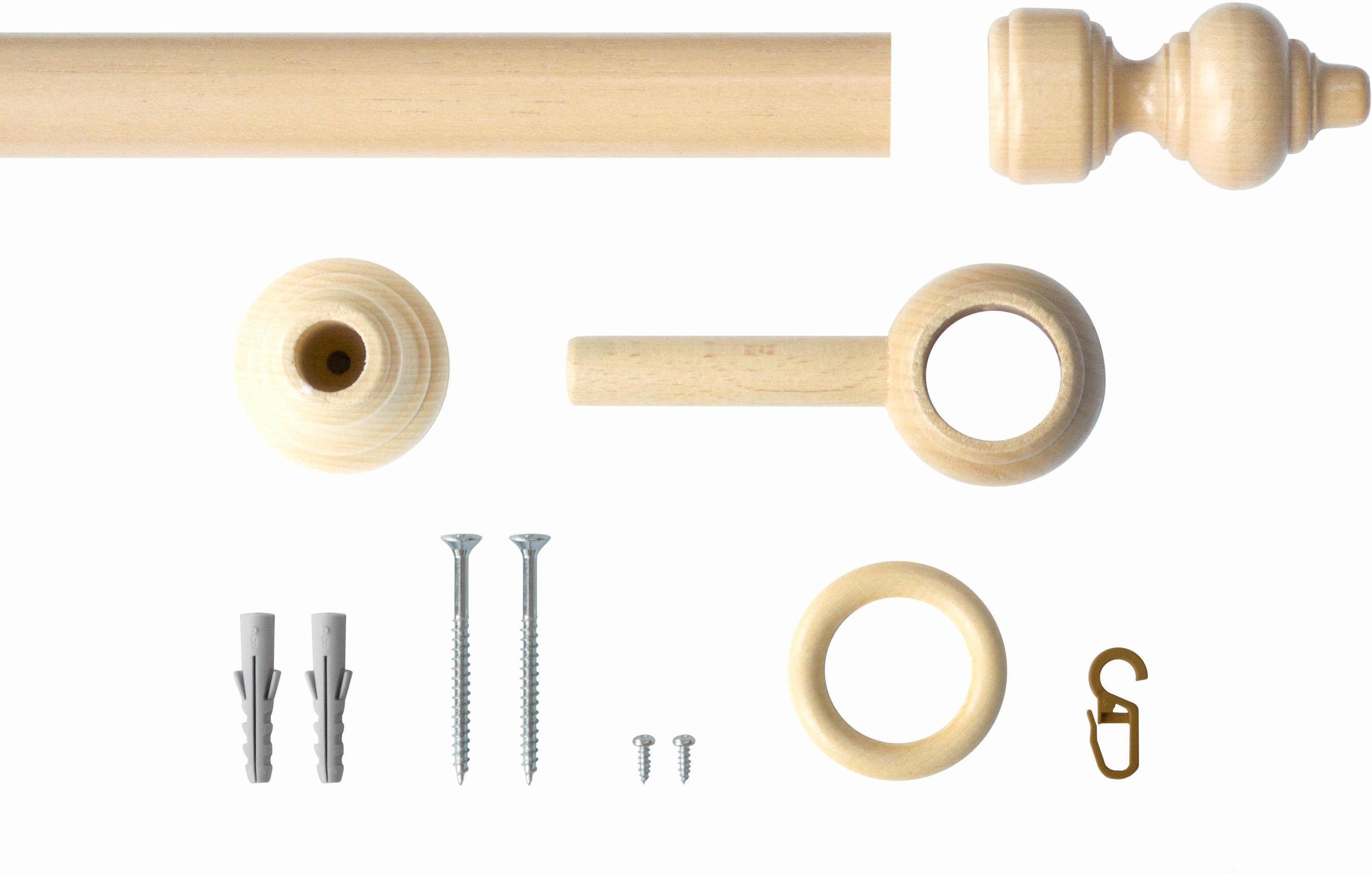 Good Life Gardinenstange Trend, Ø 28 mm, 1-läufig, Fixmaß, mit Bohren, vers günstig online kaufen