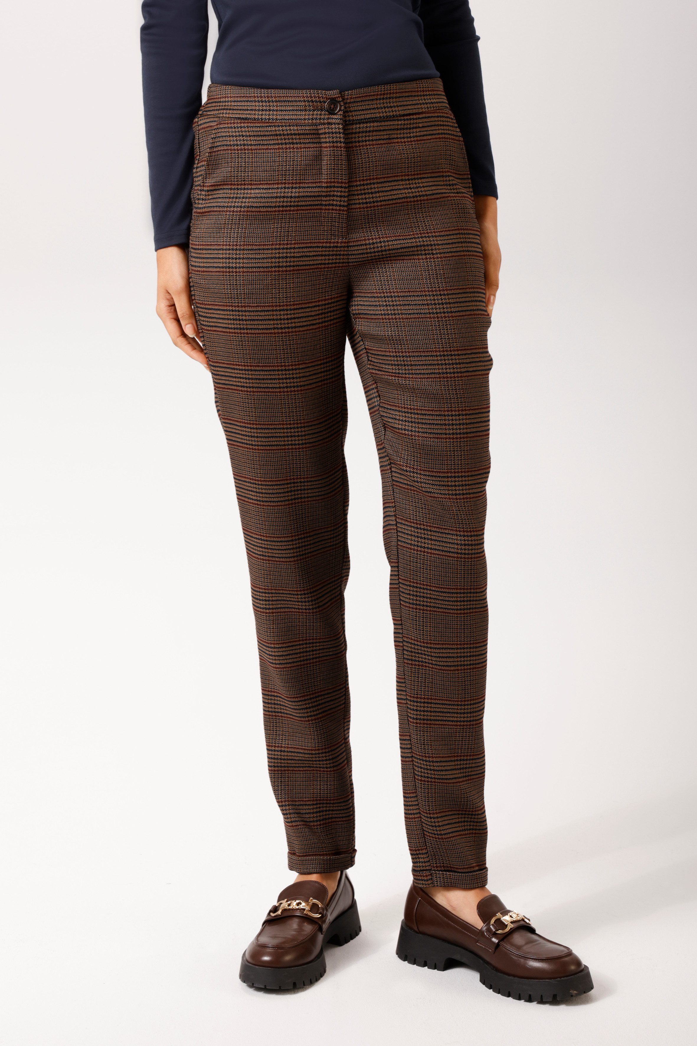 Aniston CASUAL Stoffhose im trendigen Karo-Dessin - NEUE KOLLEKTION