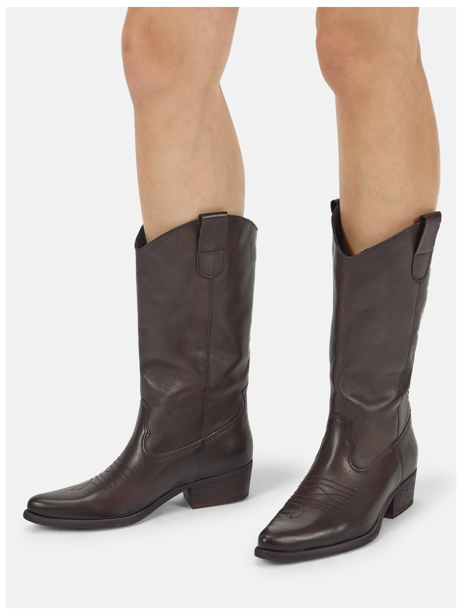 Felmini Stiefel Leder . Bikerboots