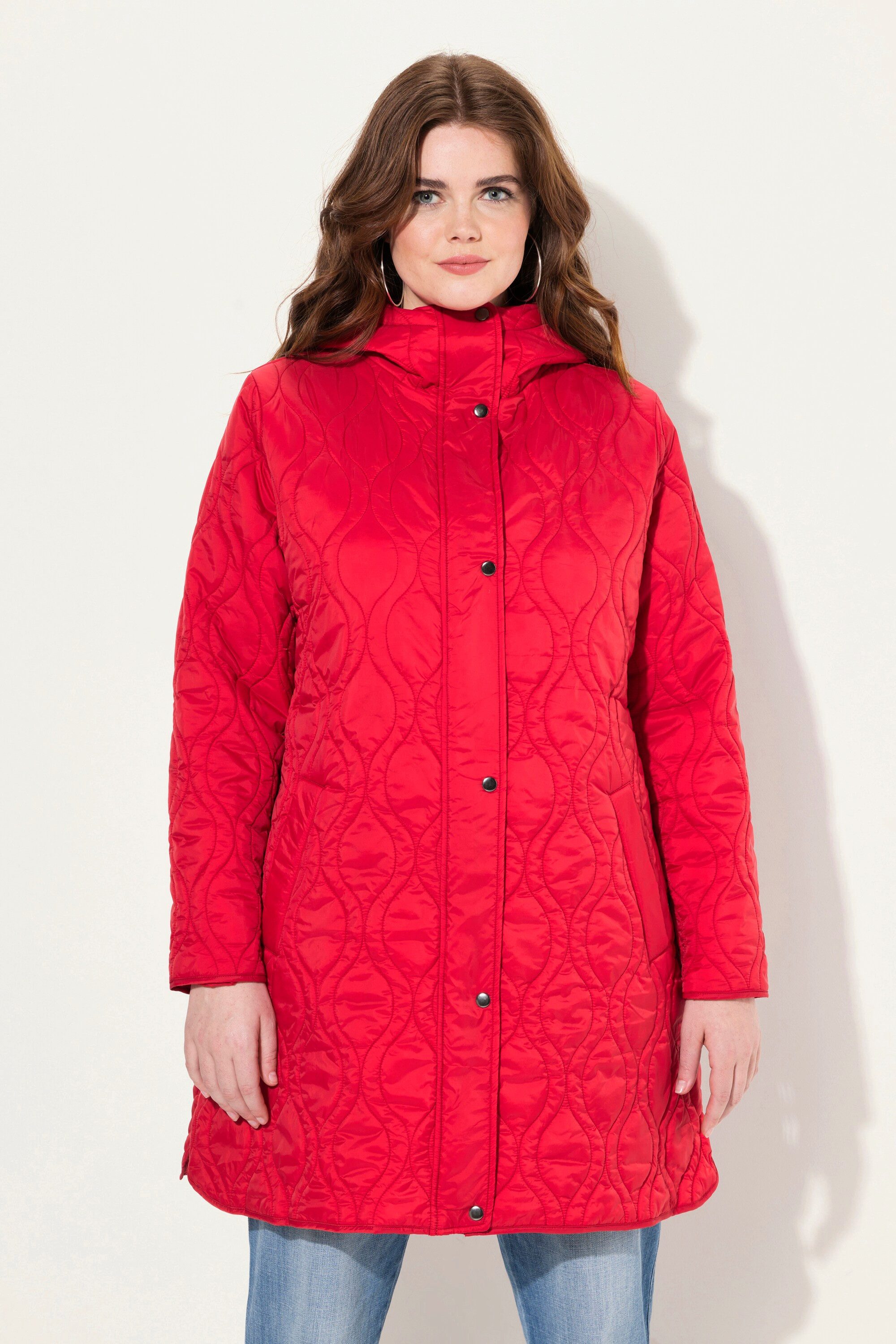 Ulla Popken Steppjacke HYPRAR Steppjacke 2-Wege-Zipper günstig online kaufen