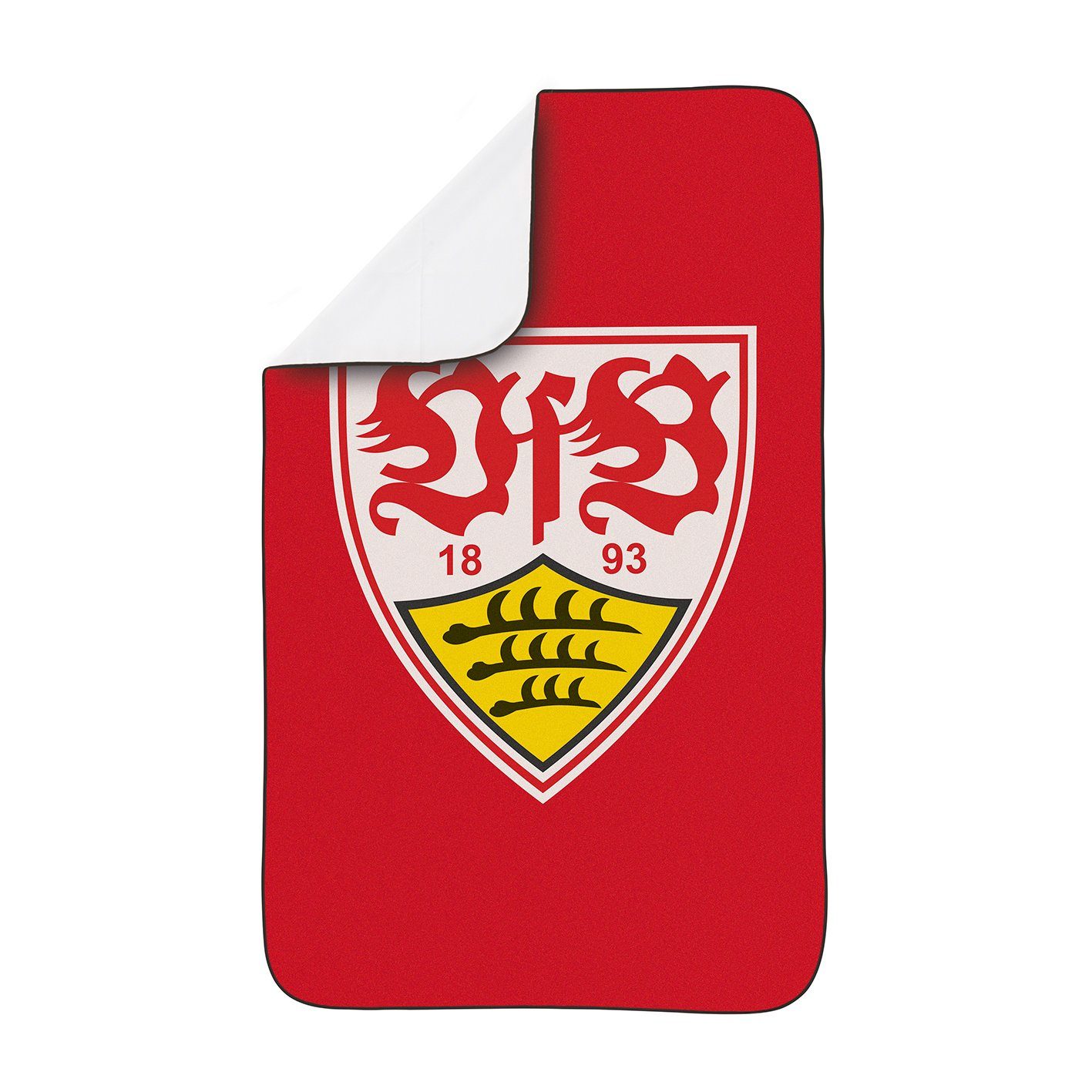 VfB Stuttgart Sporthandtuch »VfB Stuttgart Sporthandtuch Deluxe - 80x130 cm  - rot« online kaufen | OTTO