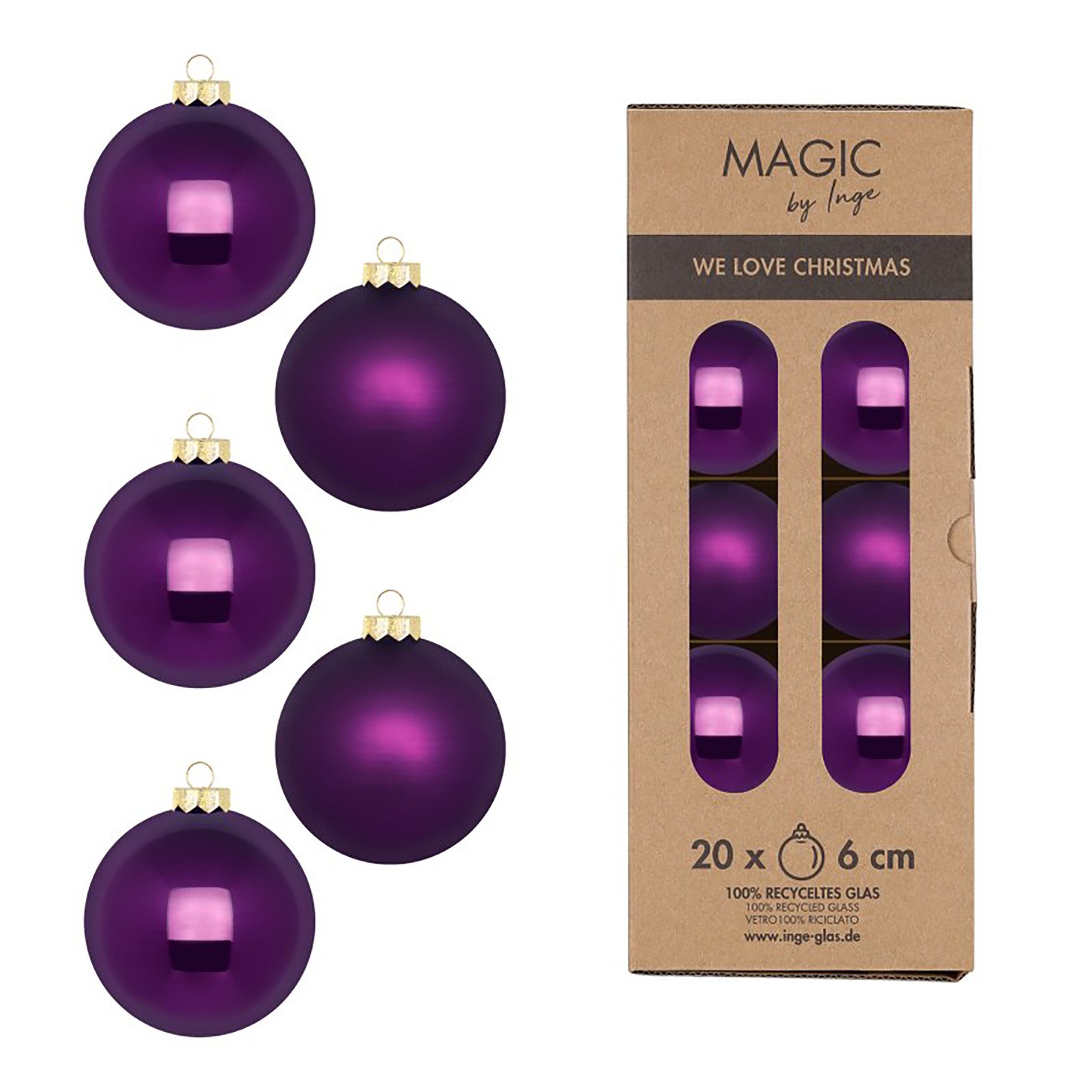 MAGIC by Inge Weihnachtsbaumkugel, Weihnachtskugeln Glas günstig online kaufen