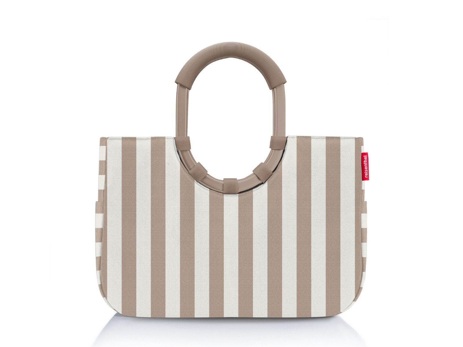 REISENTHEL® Tragetasche loopshopper M summerstripes coffee