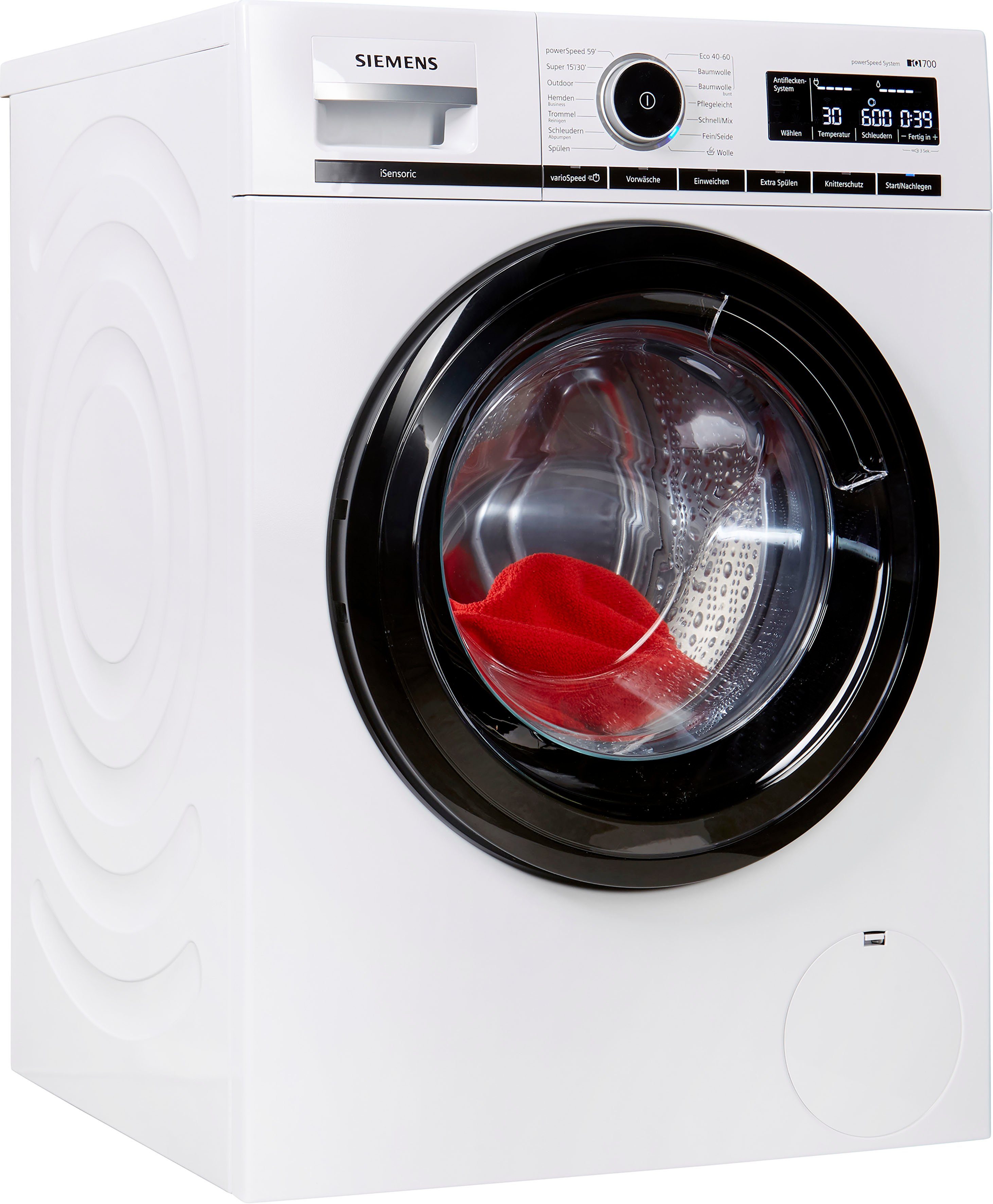 SIEMENS Waschmaschine iQ700 WM14VMA2, 9 kg, 1400 U/min