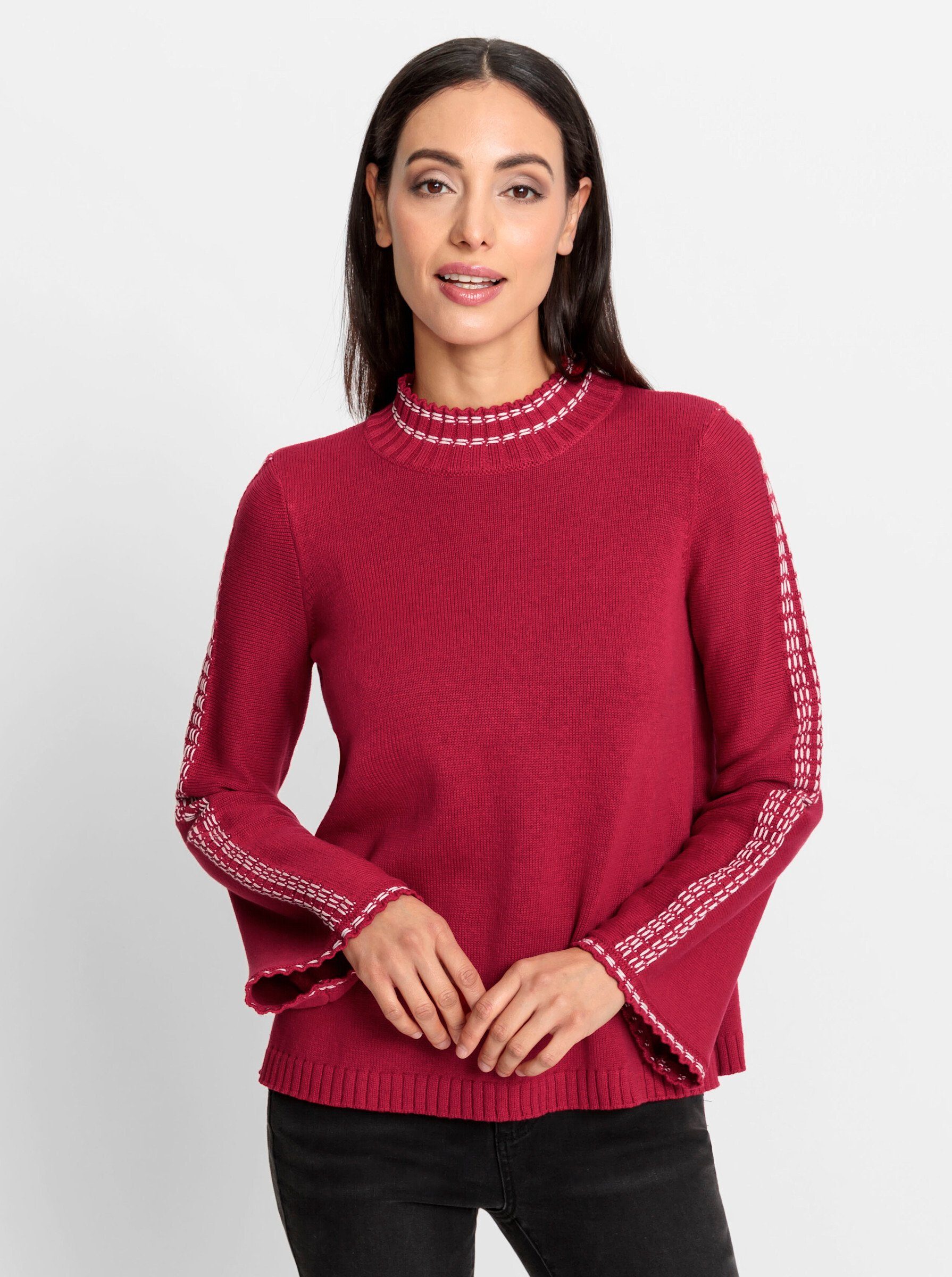 heine Strickpullover Stehkragenpullover . günstig online kaufen