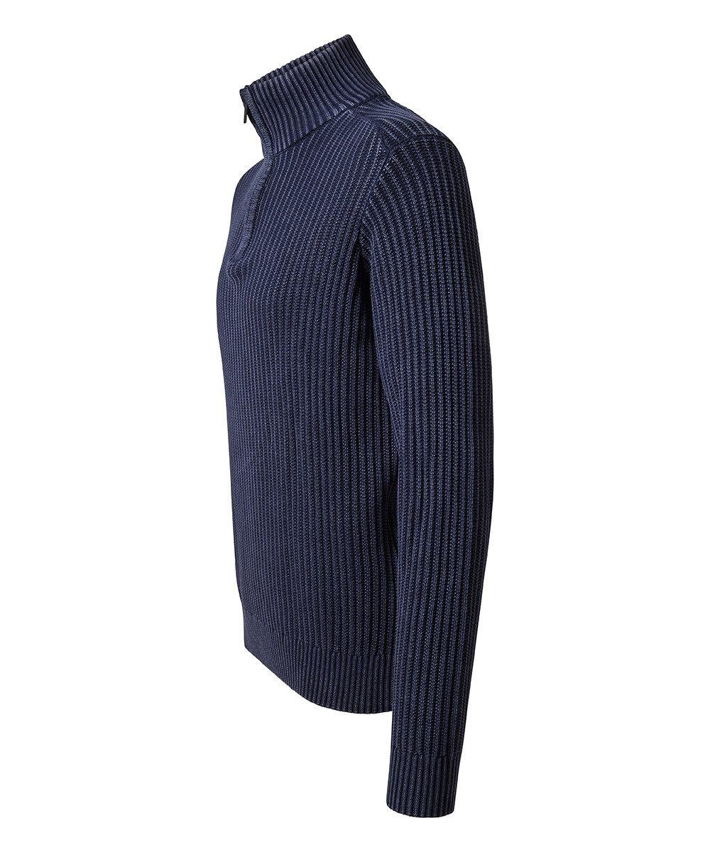 Pioneer Authentic Jeans Troyer Knit 1/1 Troyer in Strick-Optik – Bild 4 von 5