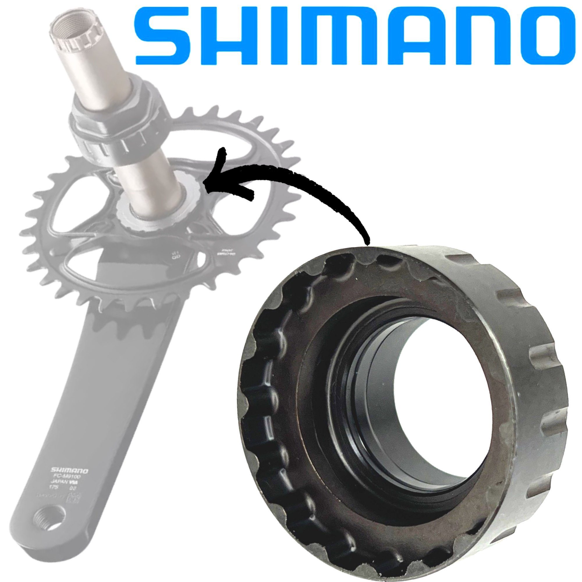 Shimano Montagewerkzeug Shimano TL-FC41 Fahrrad Kurbel Kettenblatt montage Spider Werkzeug